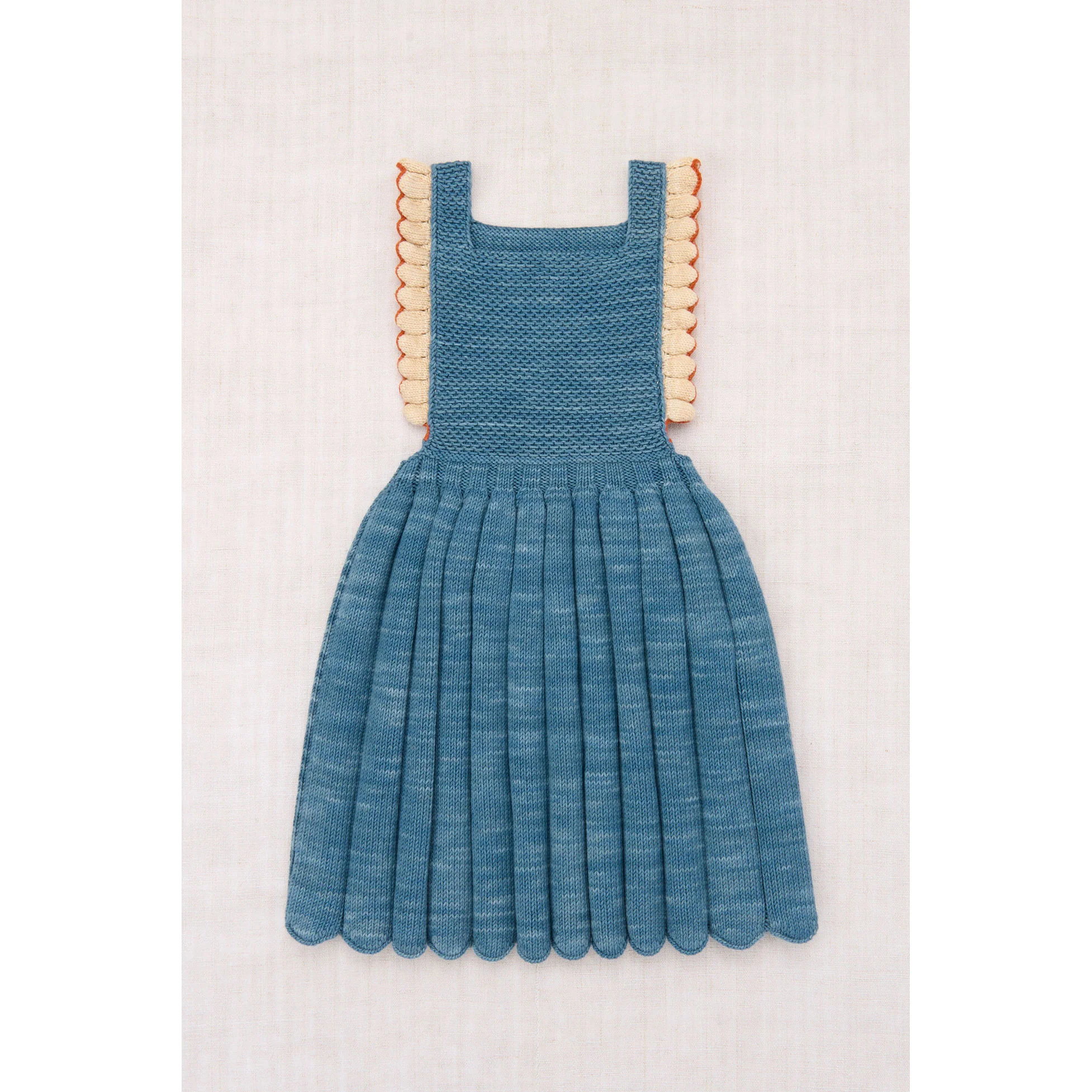 Misha and Puff Blue Slate Louisa Pinafore