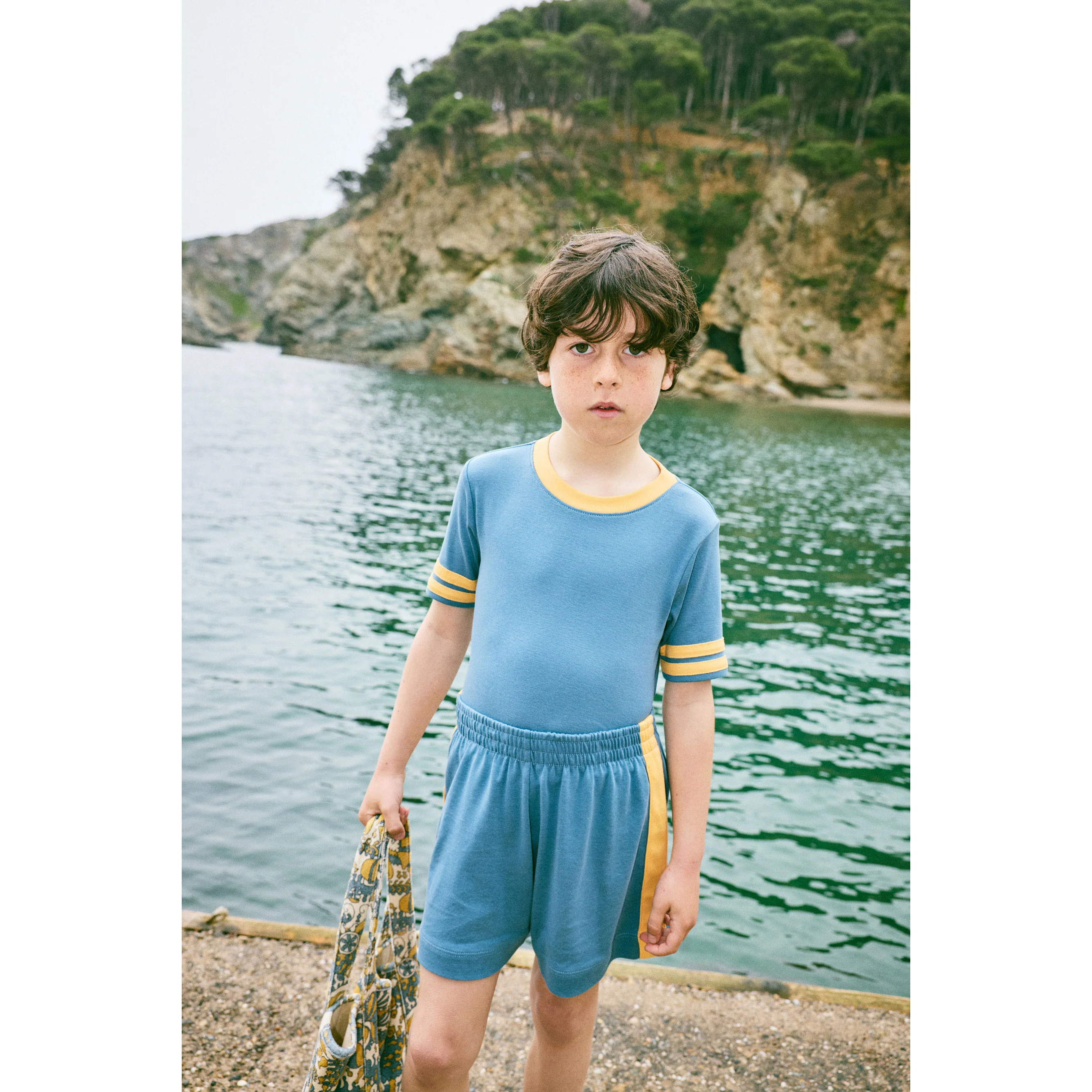 Misha and Puff Blue Slate Resort Short - Image 2