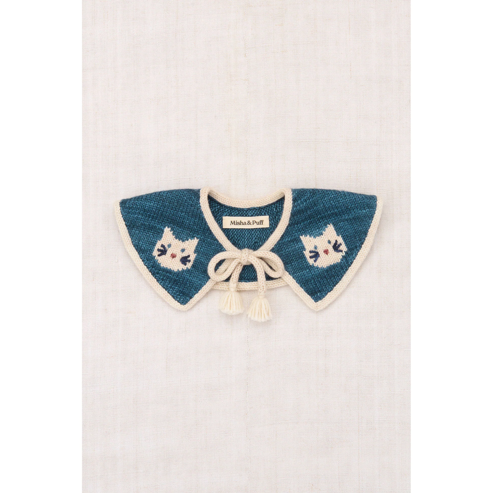 Misha and Puff Blue Smoke Kitten Collar