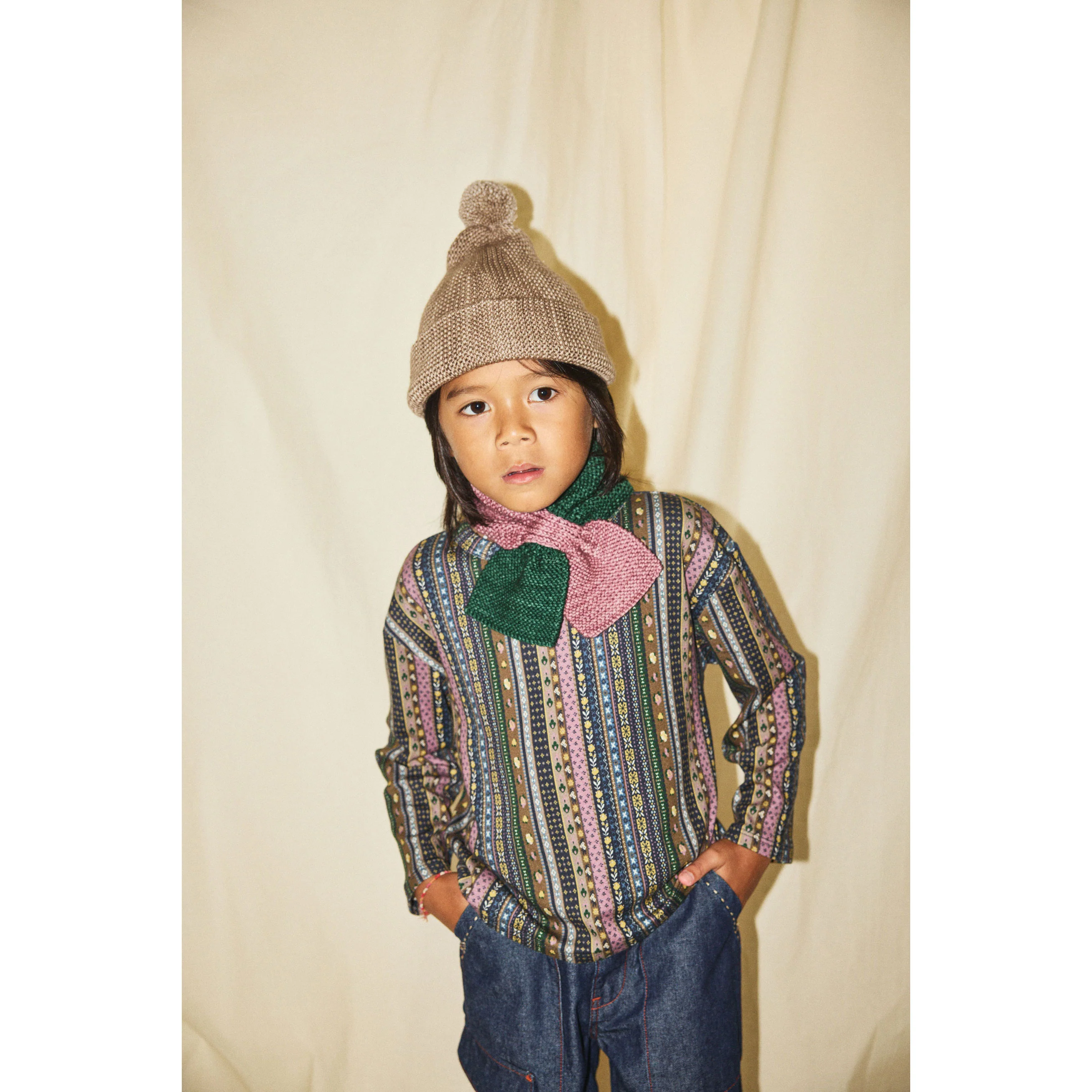Misha and Puff Brut Garter Hat - Image 2