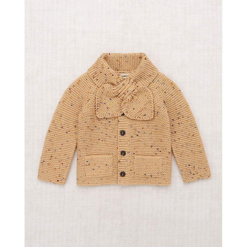 Misha and Puff Camel Confetti Scout Baby Cardigan