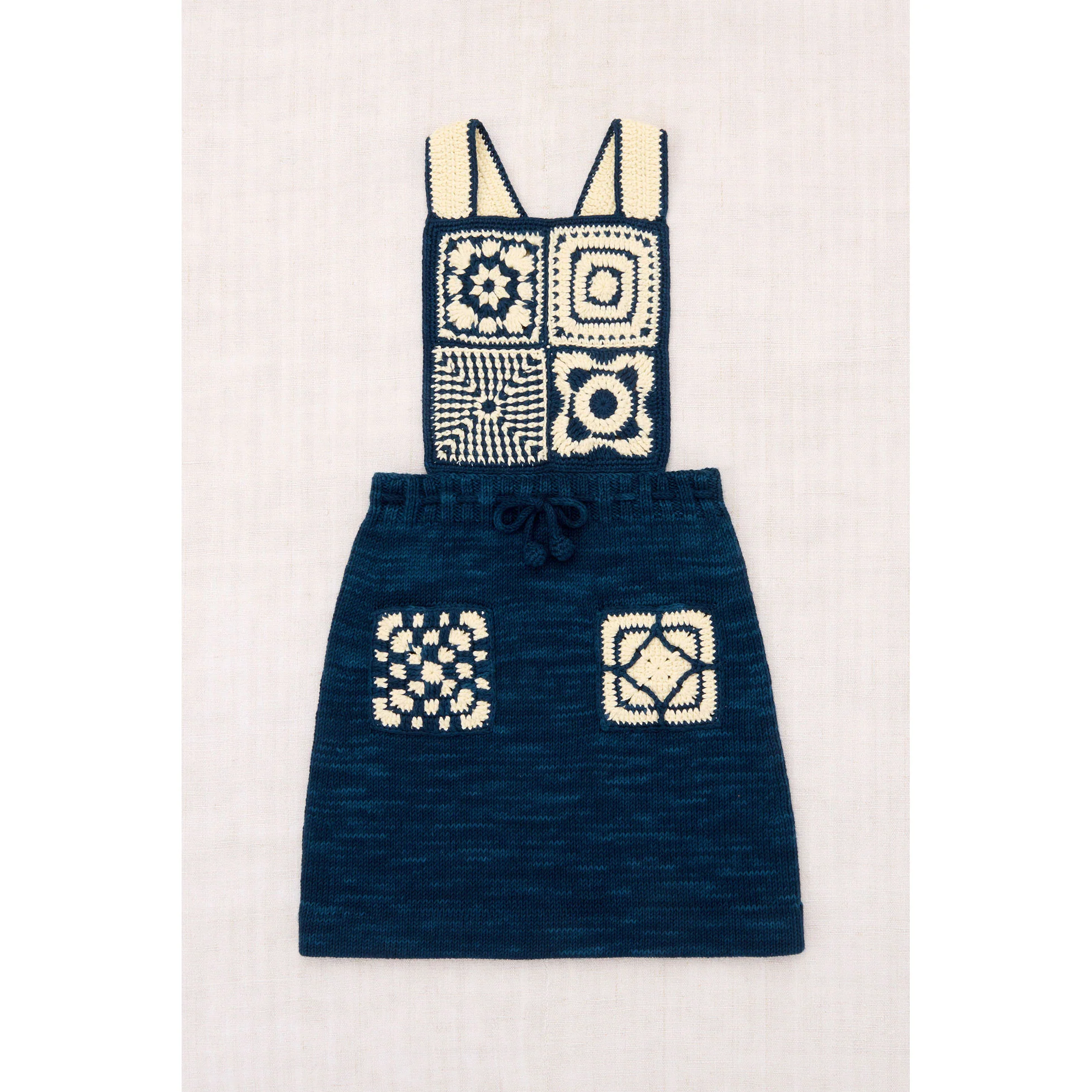 Misha and Puff Celestial Crochet Afghan Pinafore