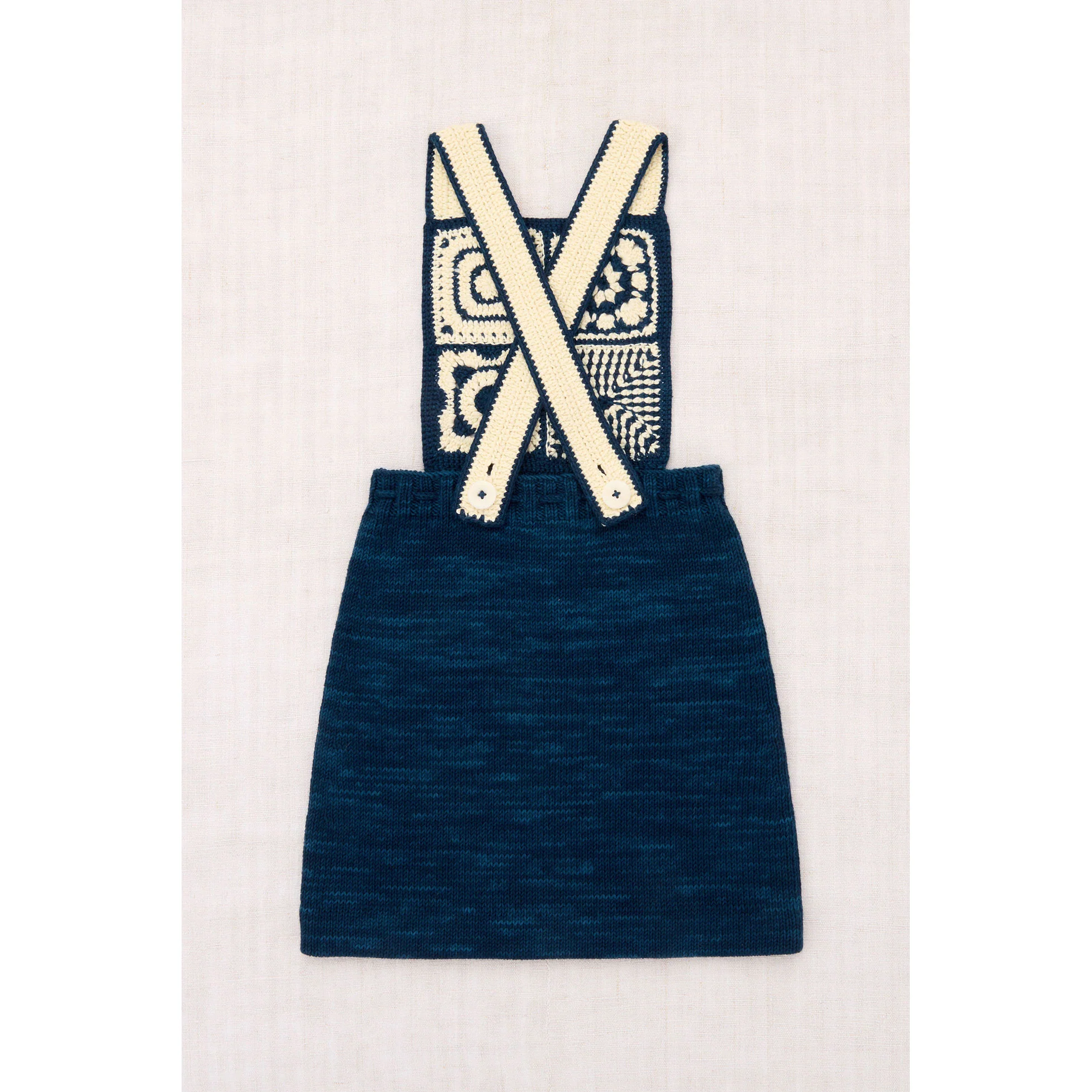 Misha and Puff Celestial Crochet Afghan Pinafore - Image 3