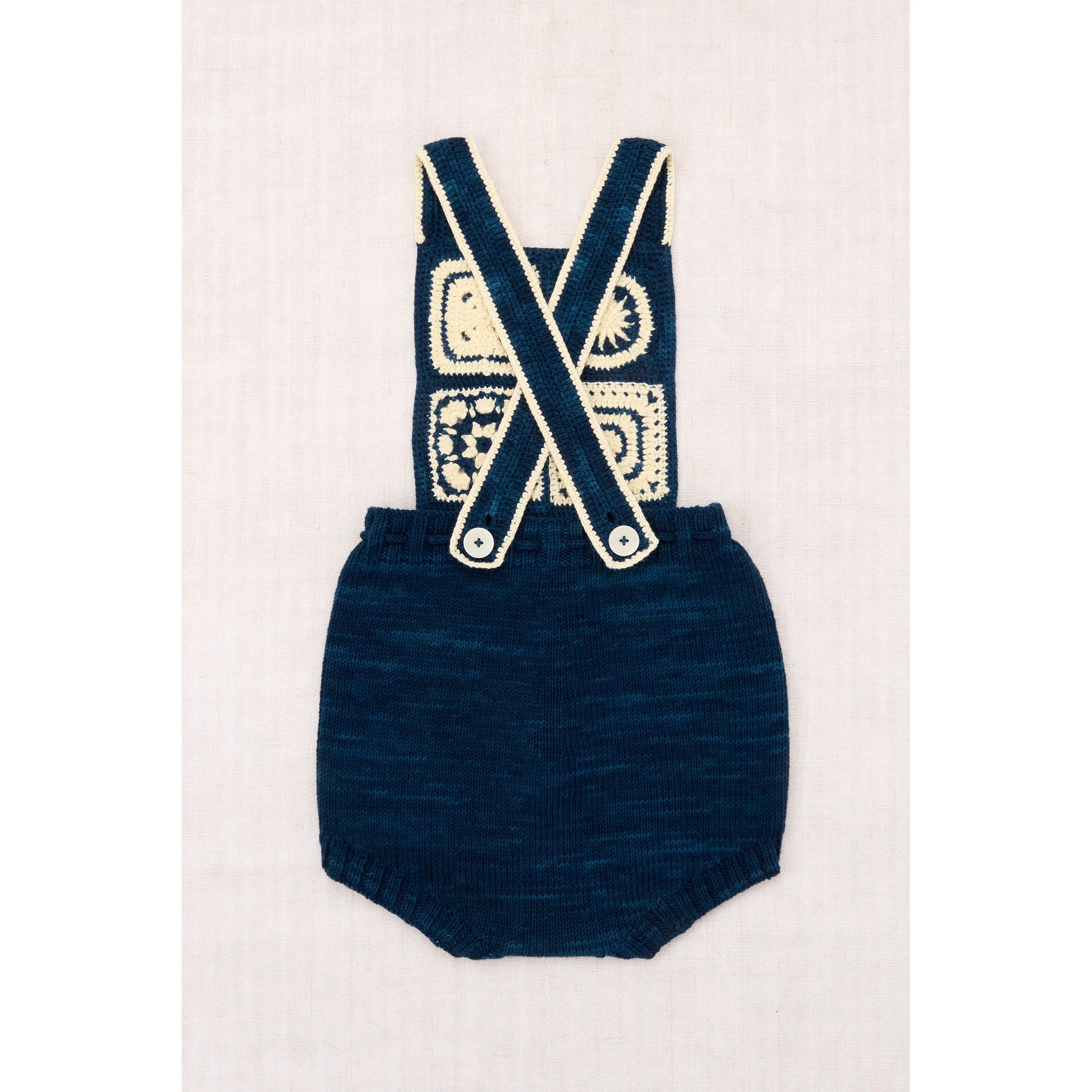 Misha and Puff Celestial Crochet Afghan Romper - Image 2