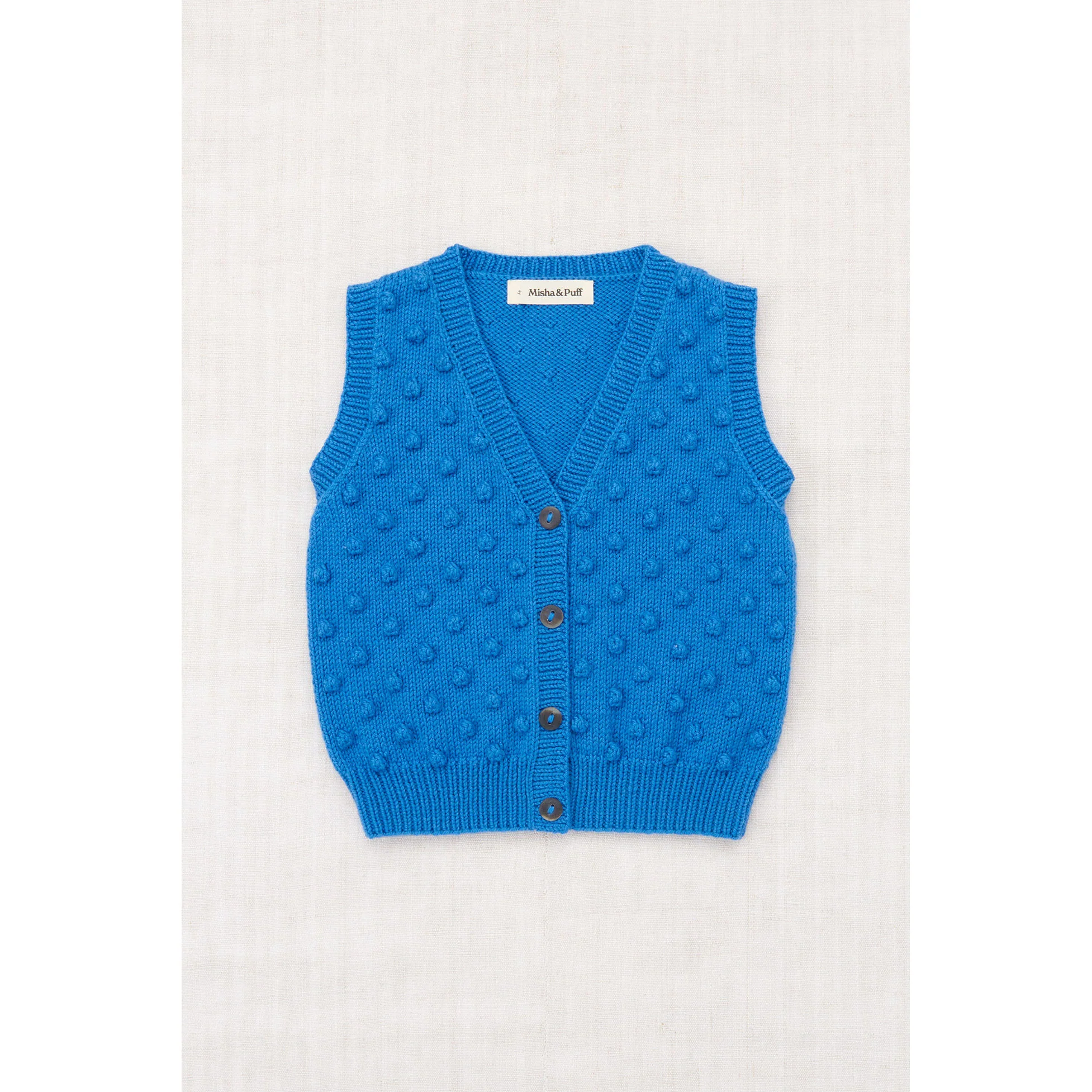 Misha and Puff Cerulean Auggie Popcorn Vest