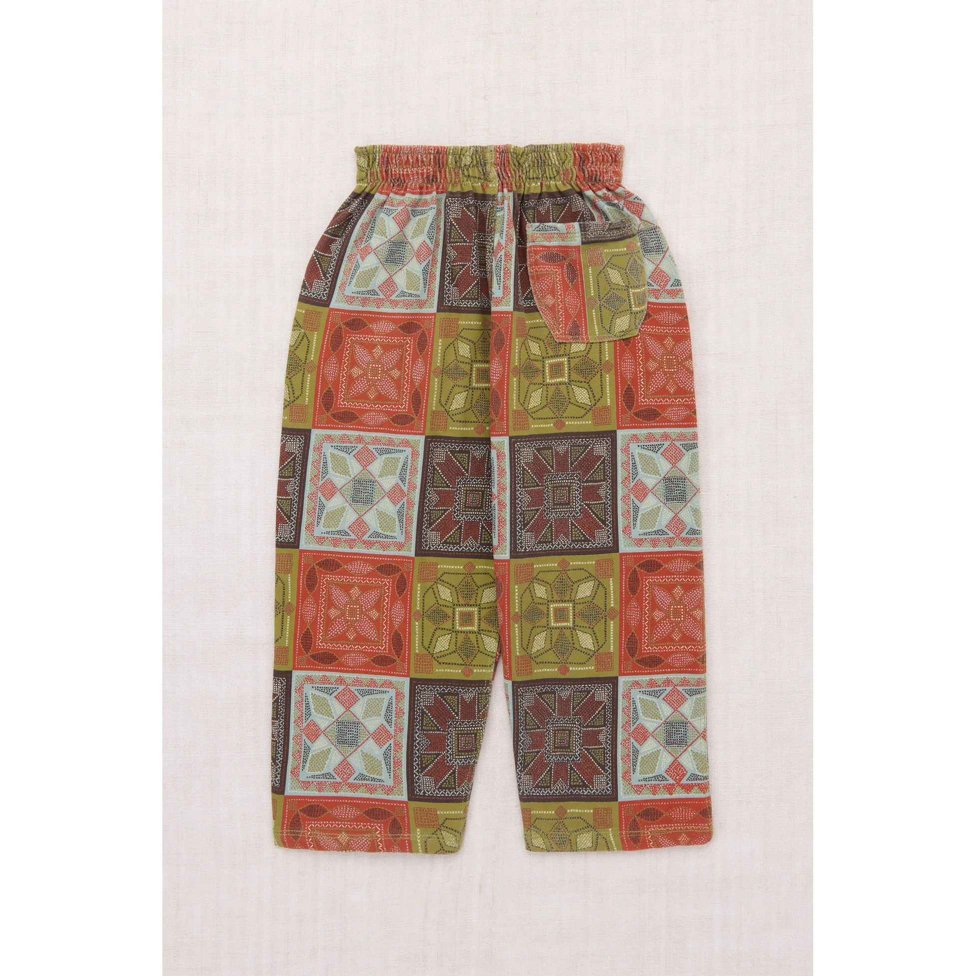 Misha and Puff Chili Spice Cross Stitch Camp Pant - Image 2