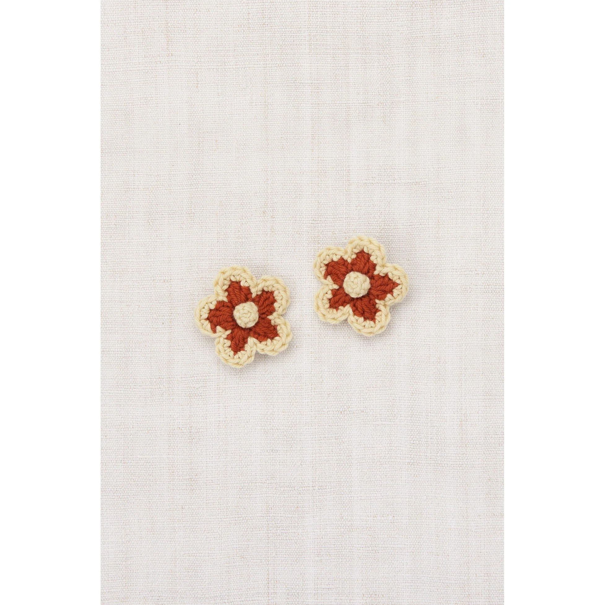 Misha and Puff Chili Spice Medium Flower Clip Set