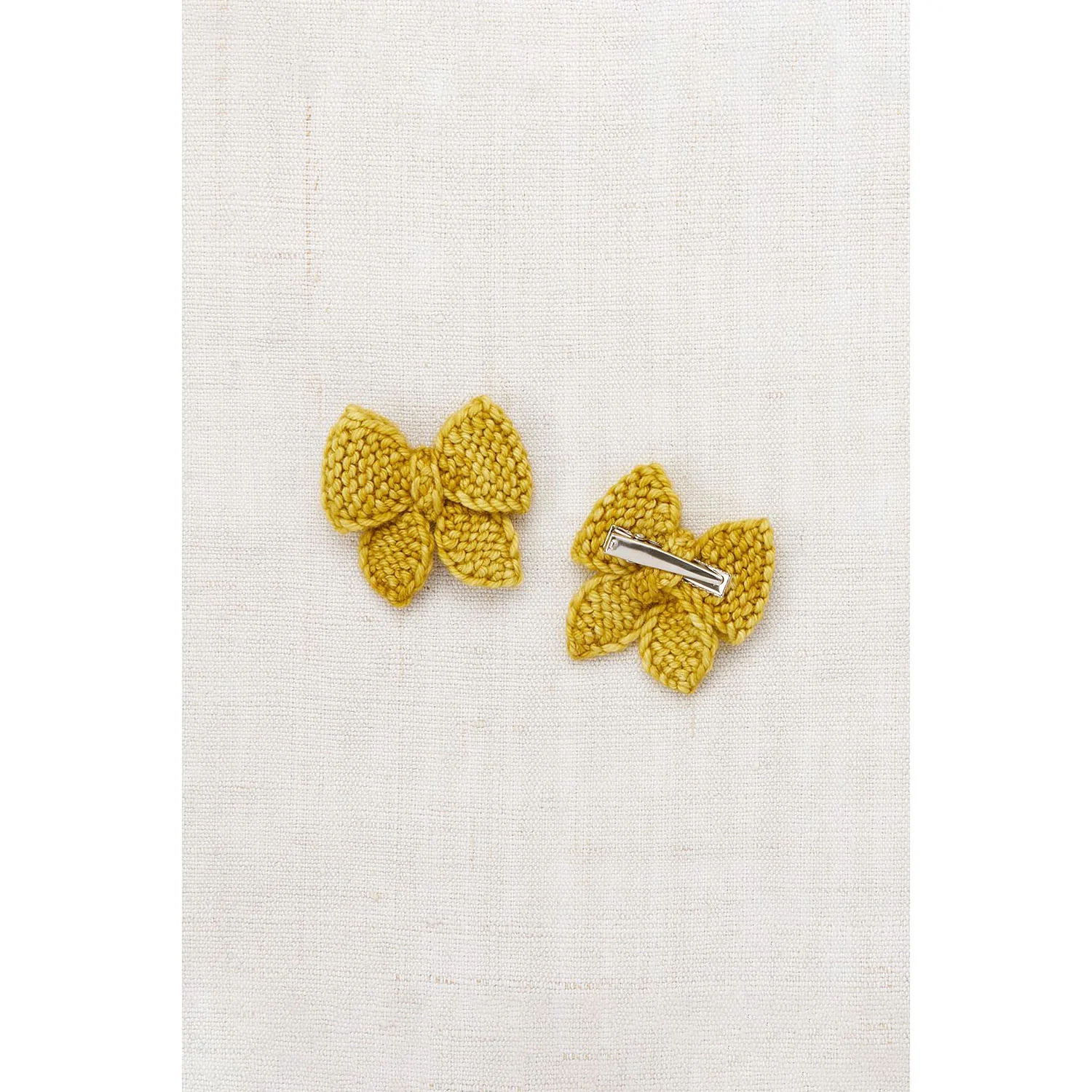 Misha and Puff Citron Baby Puff Bow Set - Image 2