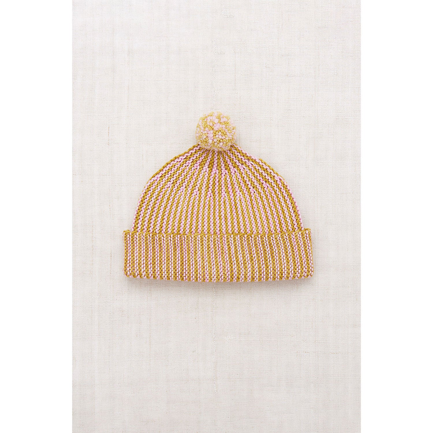 Misha and Puff Citron Strata Garter Hat