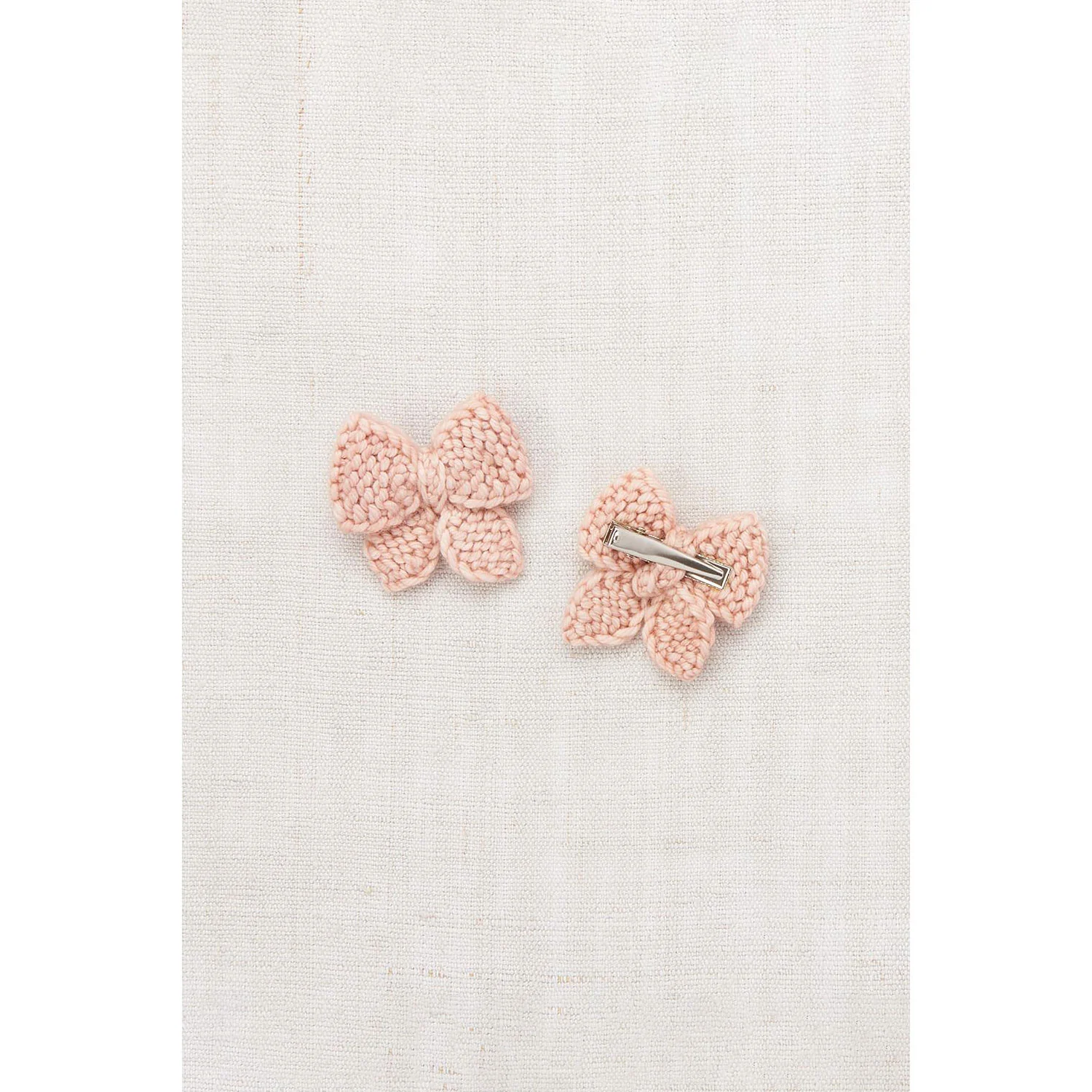 Misha and Puff Faded Rose Baby Puff Bow Set - Image 2