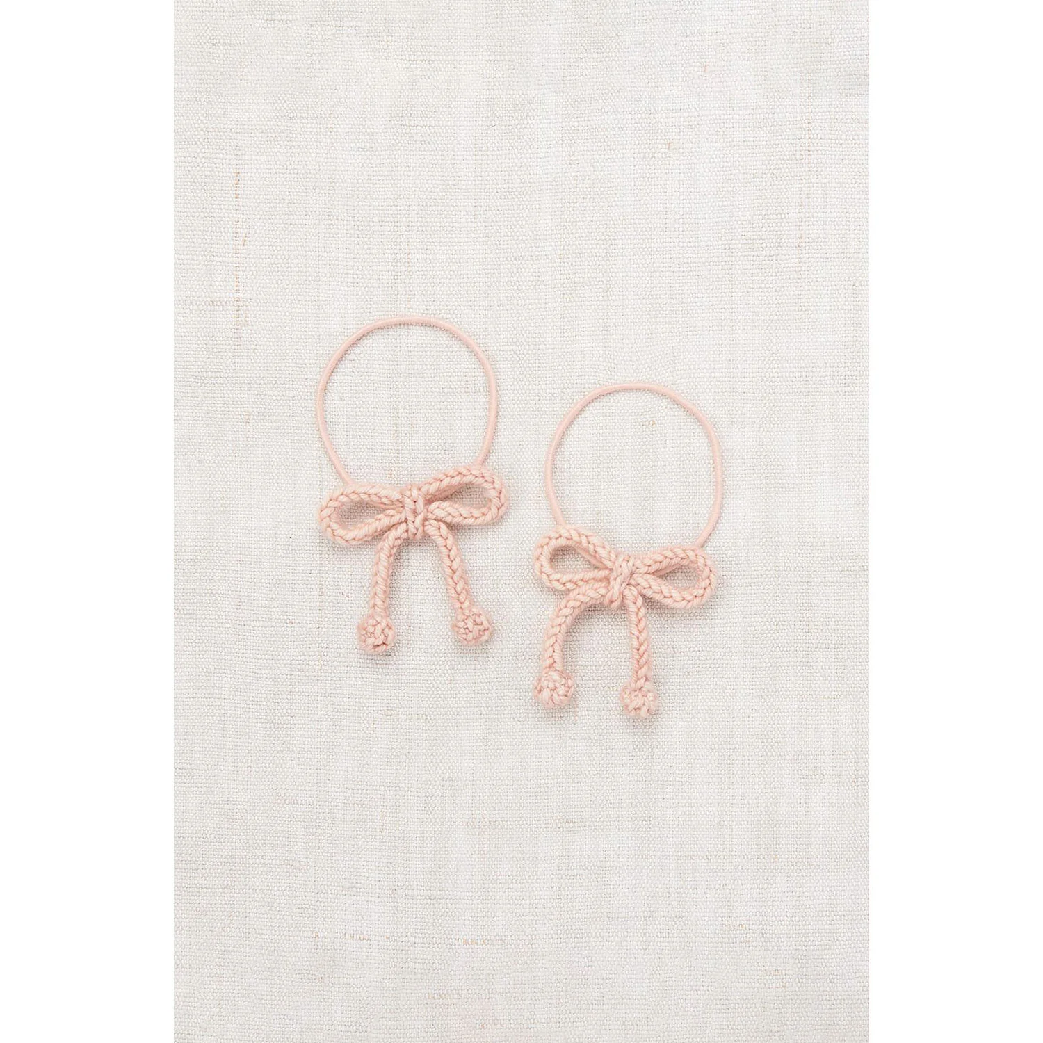 Misha and Puff Faded Rose Popcorn Bow Elastic Set