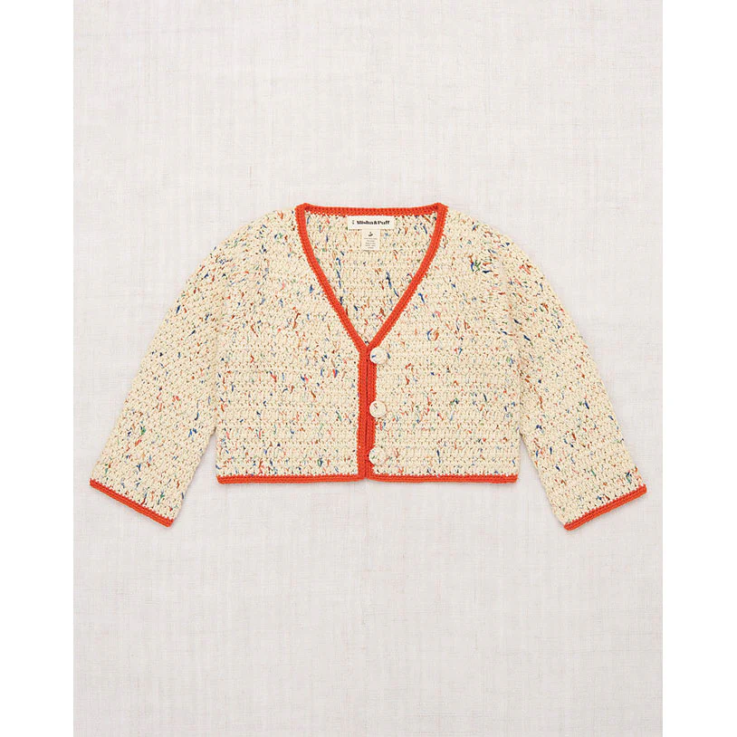 Misha and Puff Firefly Confetti Vineyard Cardigan