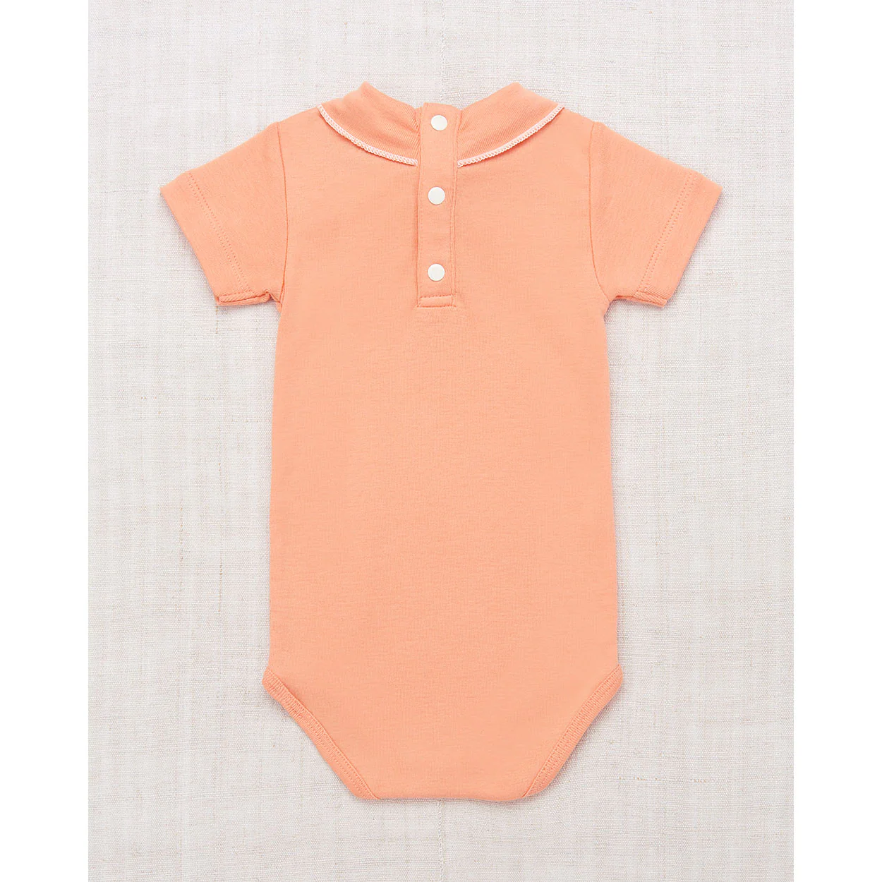 Misha and Puff Flamingo Short Sleeve Scout Onesie - Image 2