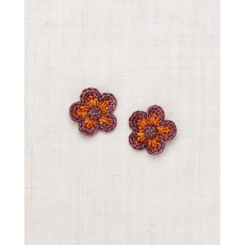 Misha and Puff Fox Medium Flower Clip Set