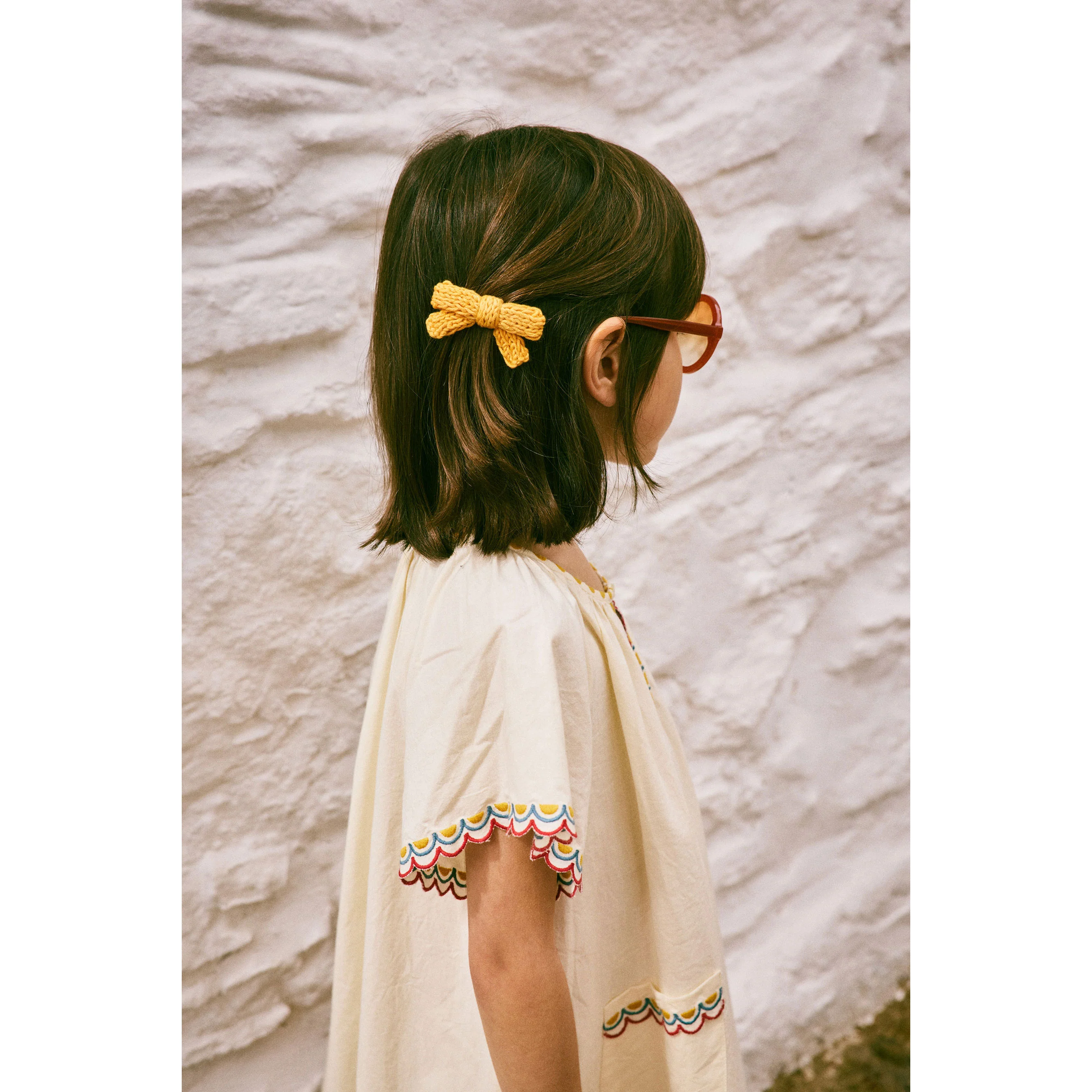 Misha and Puff Frangipani Goldie Bow Set - Image 2