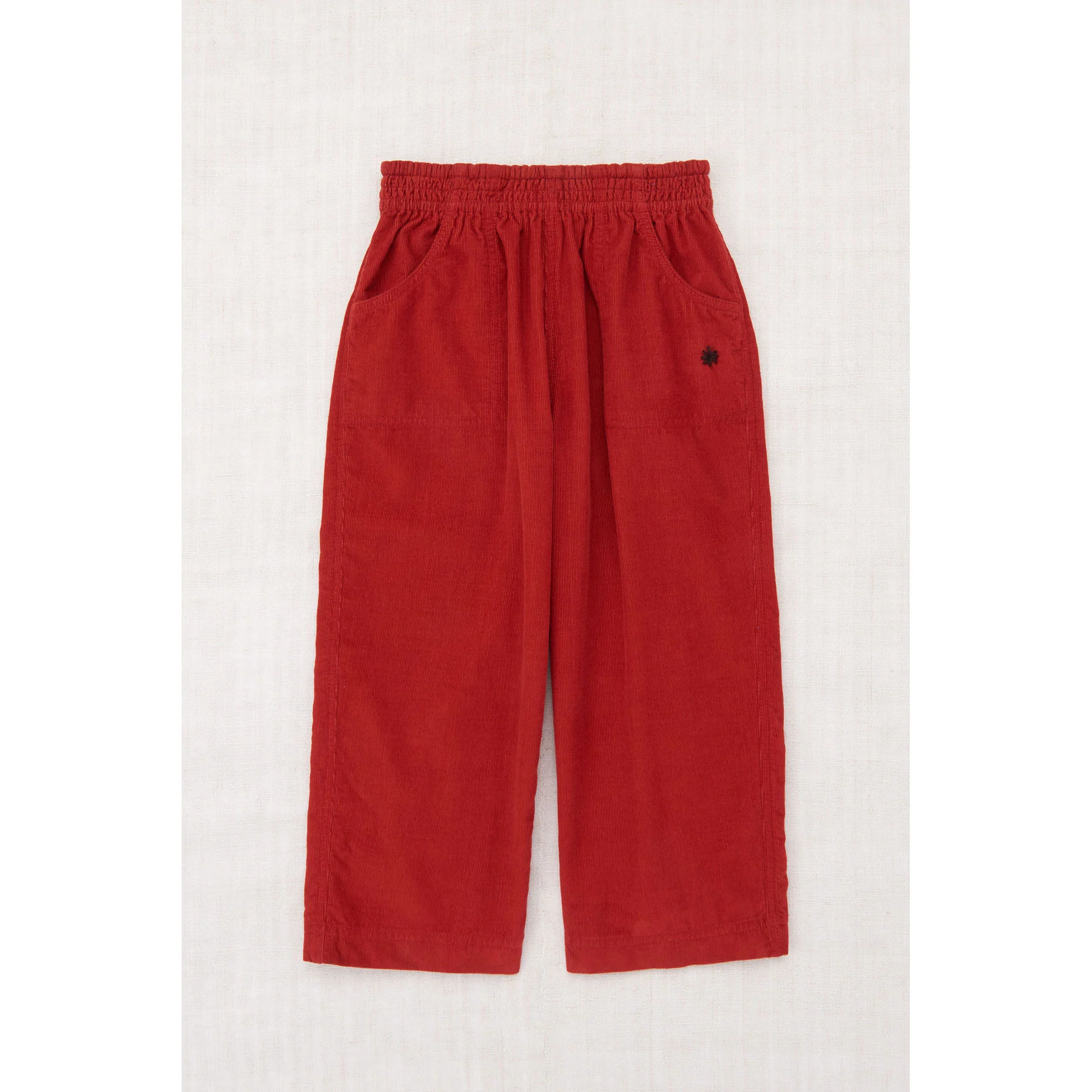 Misha and Puff Garnet Corduroy Camp Pant