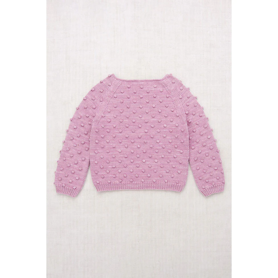 Misha and Puff Hazy Lilac Summer Popcorn Sweater