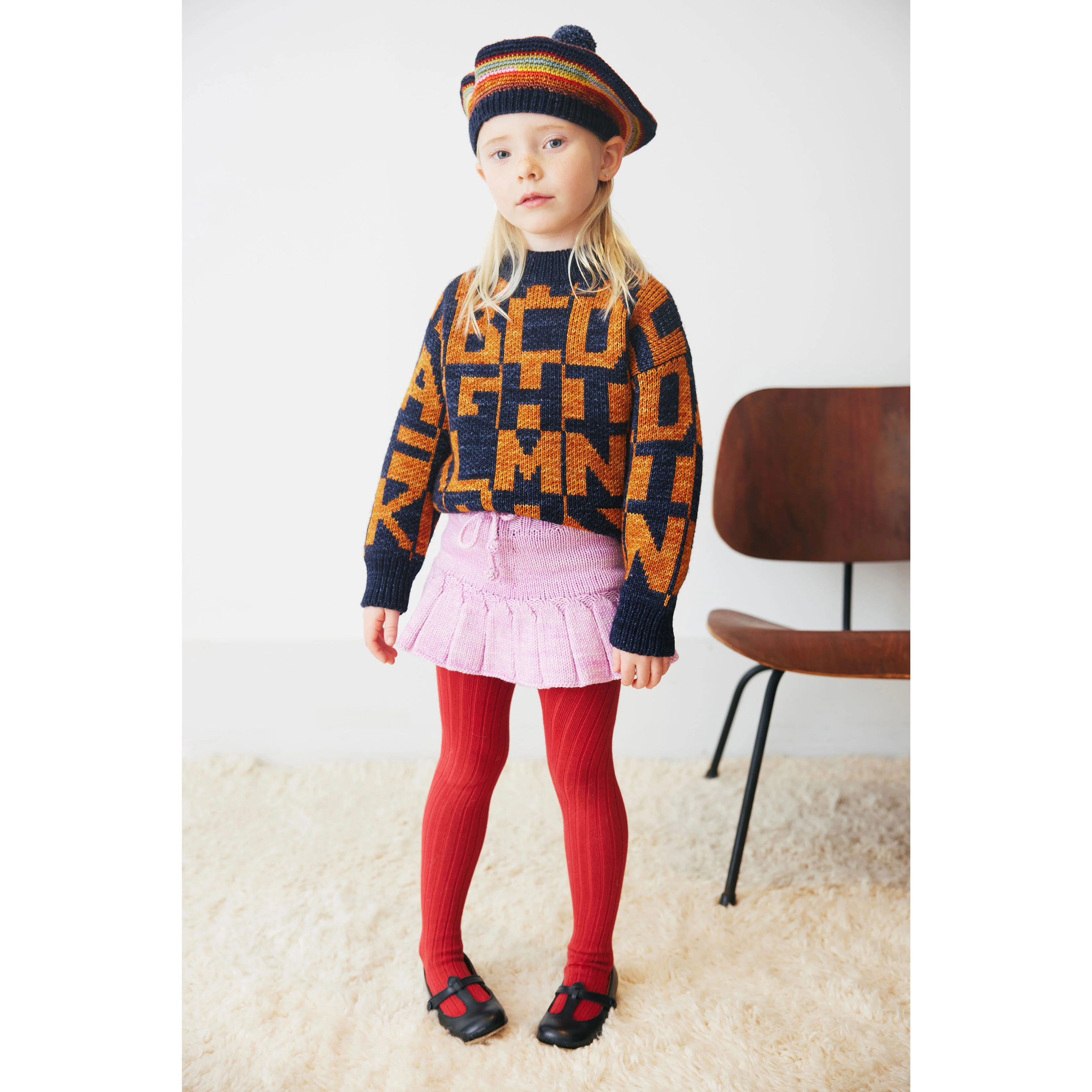 Misha and Puff Ink Alphabet Sweater - Image 2
