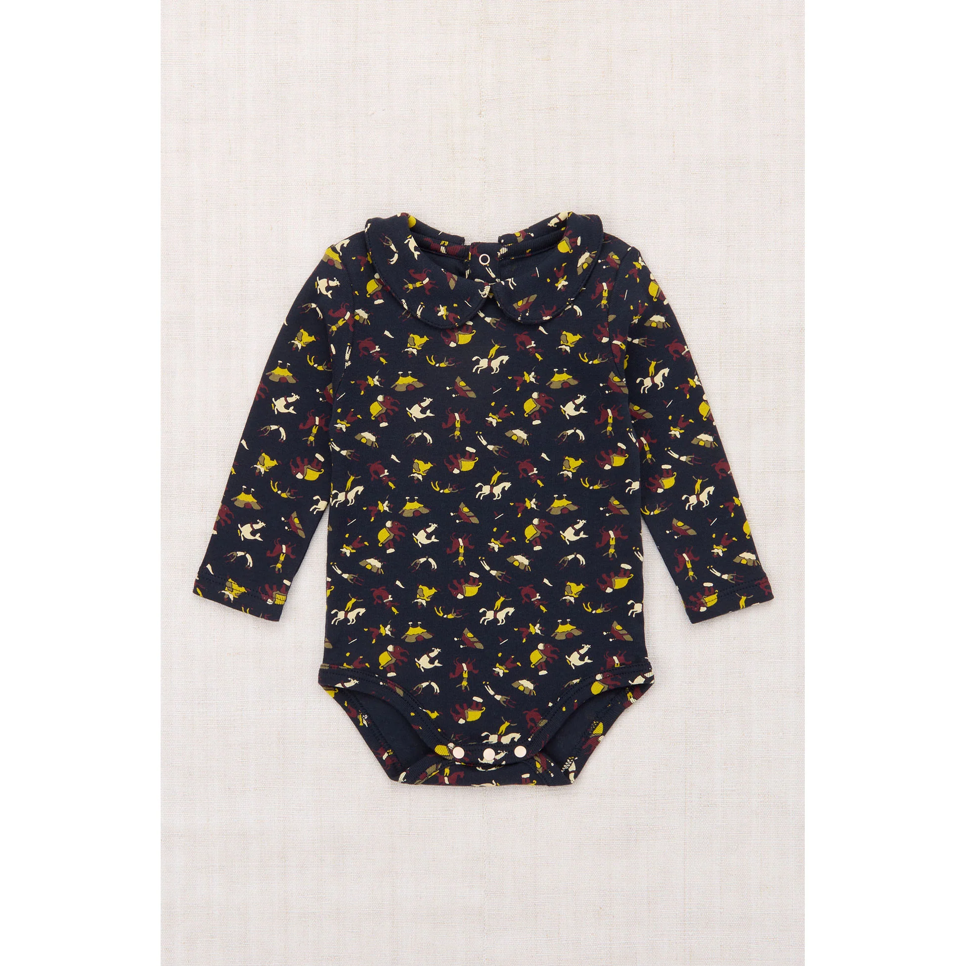 Misha and Puff  Ink Circus Petit Collar Onesie