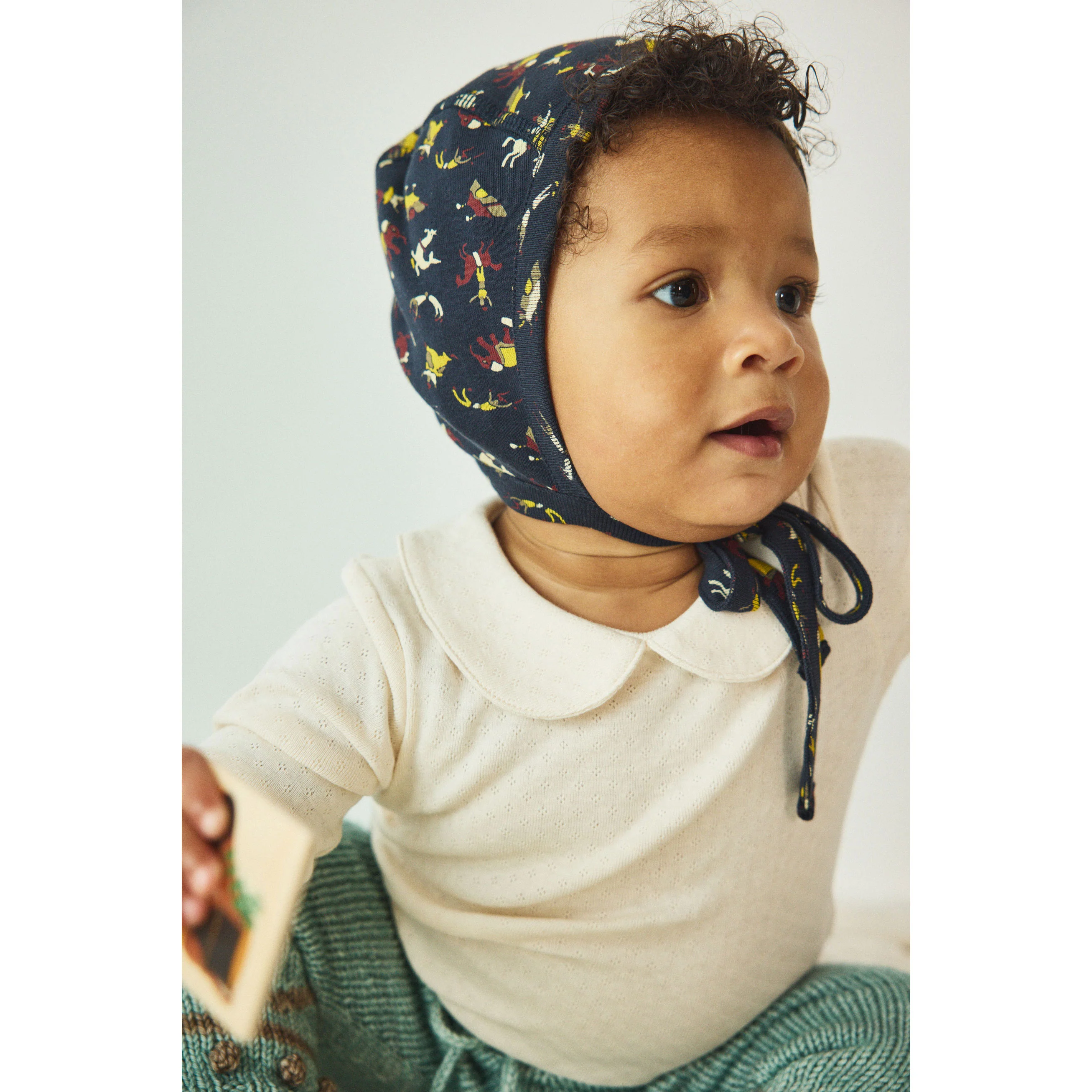 Misha and Puff  Ink Circus Pima Bonnet - Image 2