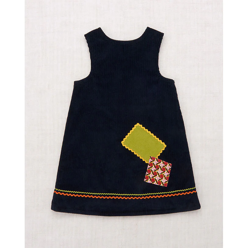Misha and Puff Ink Corduroy Patchwork Freda Dress - Image 2