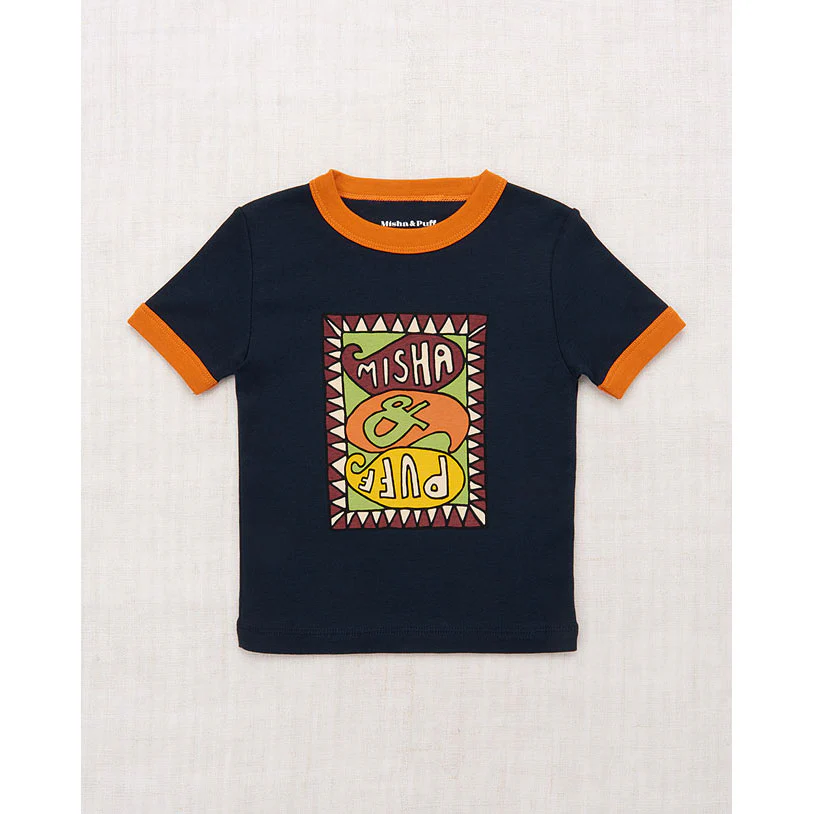 Misha and Puff  Ink Groovy Paisley Ringer Tee