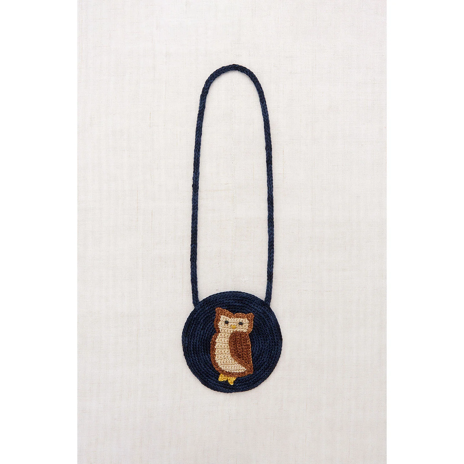 Misha and Puff Ink Meadow Owl Circle Bag