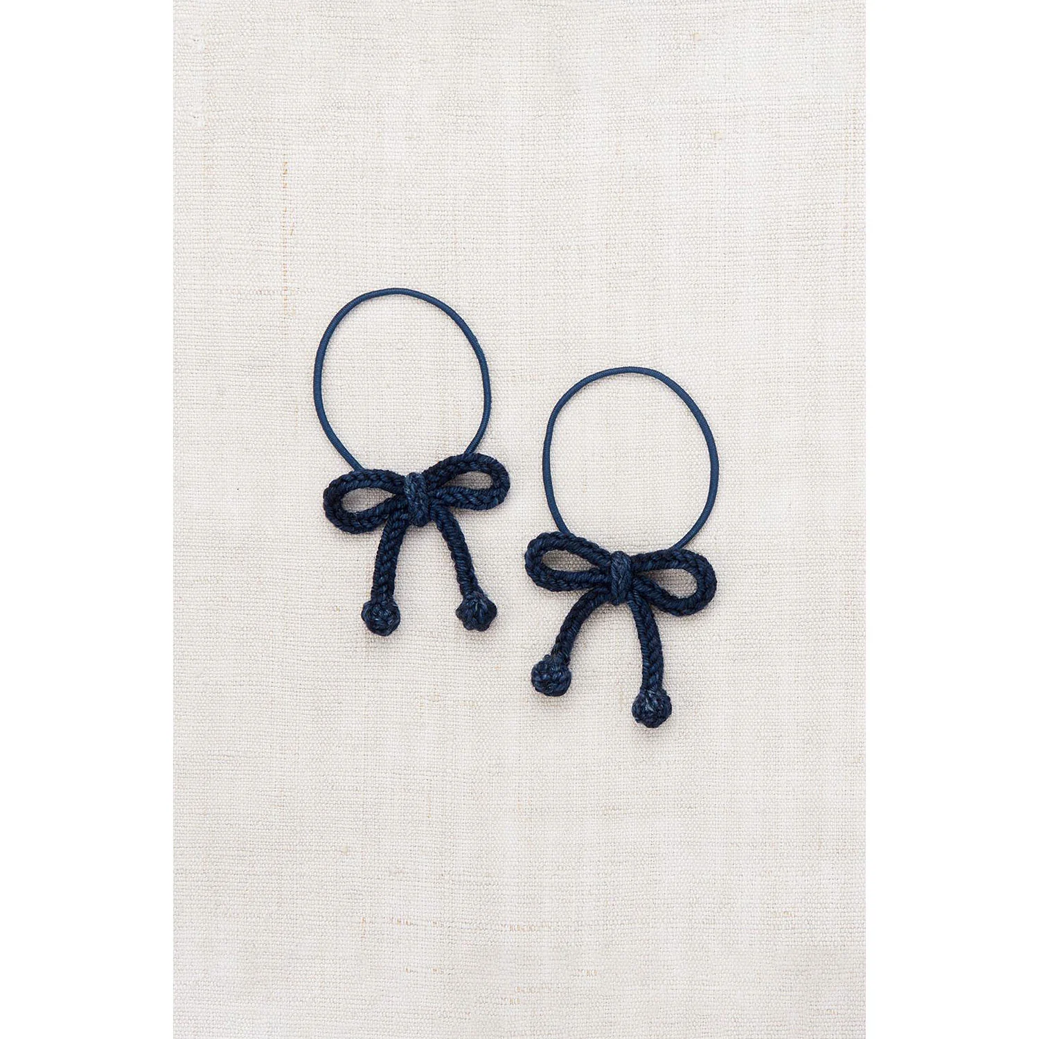 Misha and Puff Ink Popcorn Bow Elastic Set