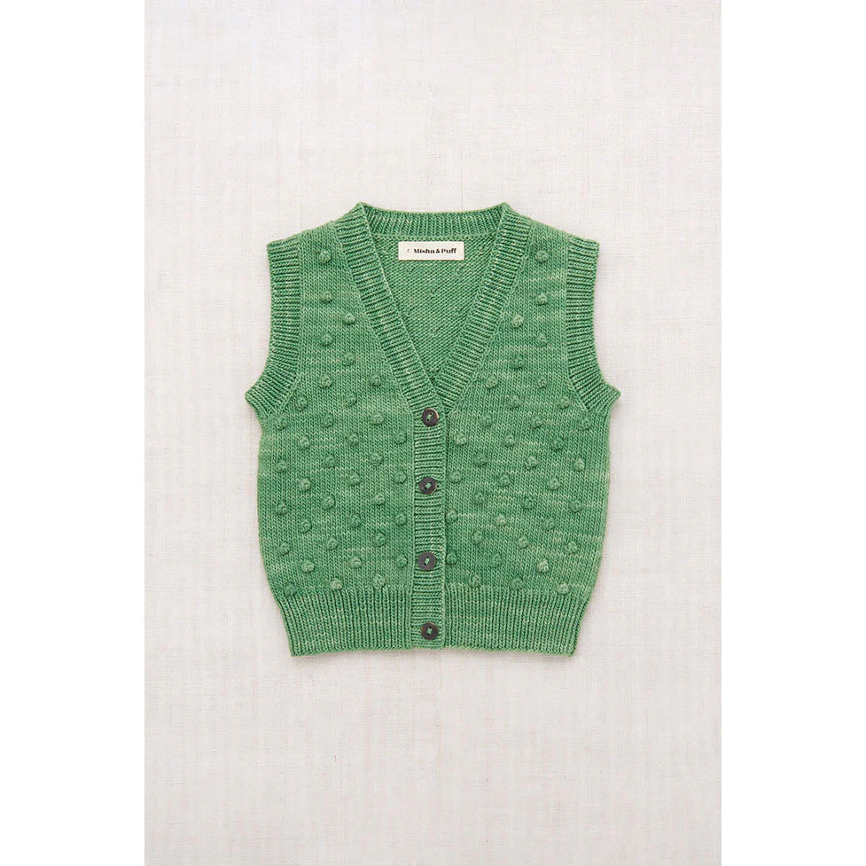 Misha and Puff Jadeite Auggie Popcorn Vest