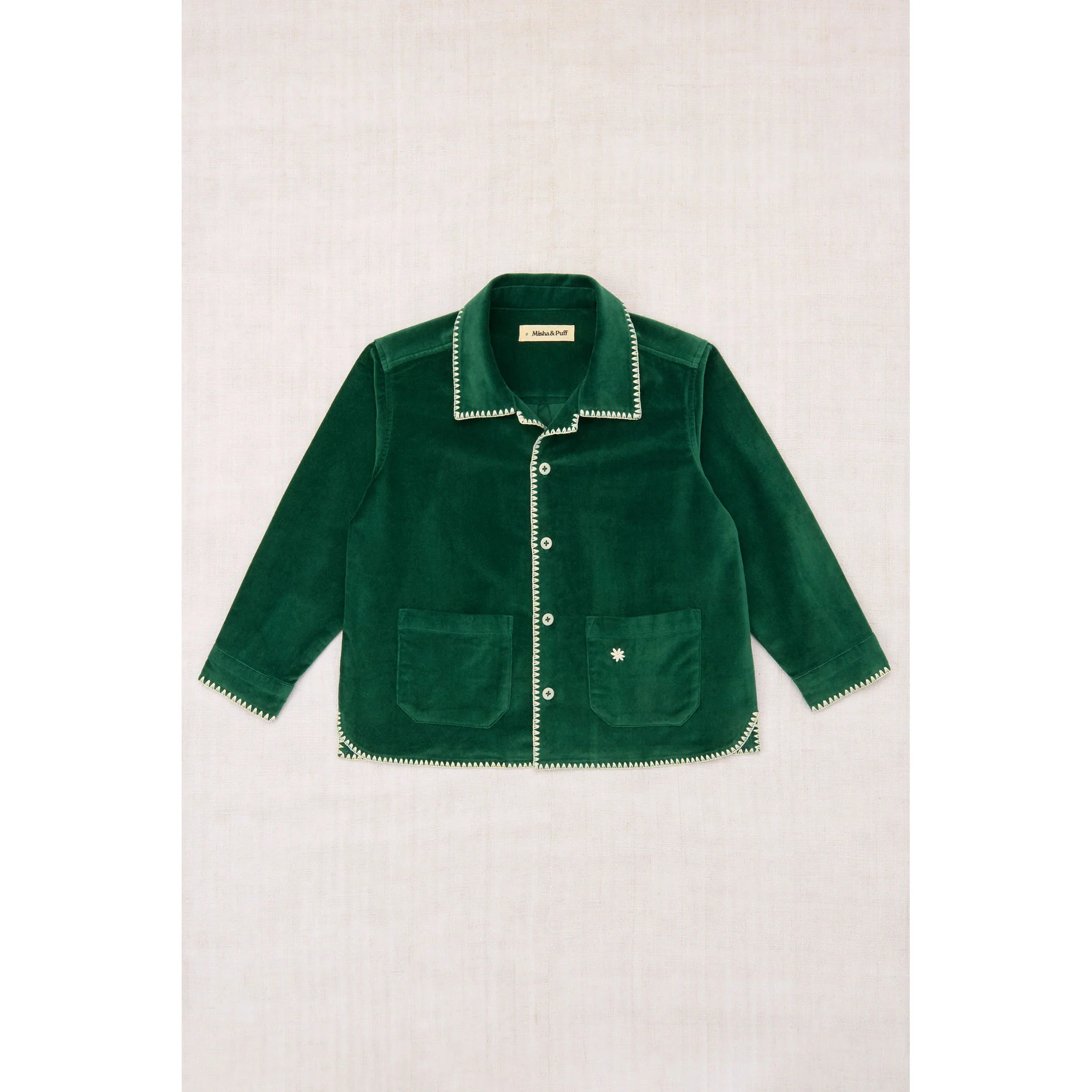 Misha and Puff  Laurel Velvet Long Sleeve Leon Top