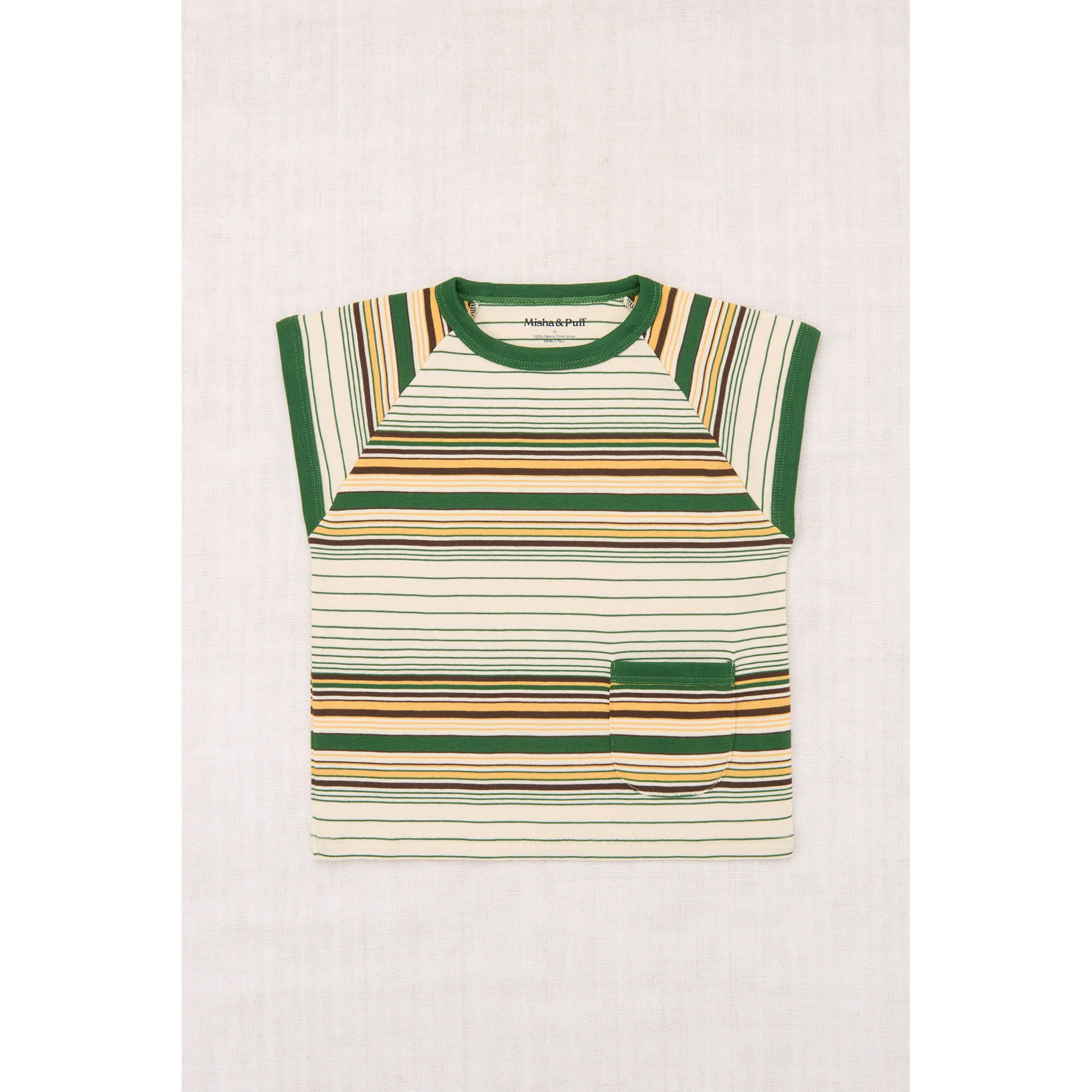 Misha and Puff Lawn Patio Stripe Muscle Tee