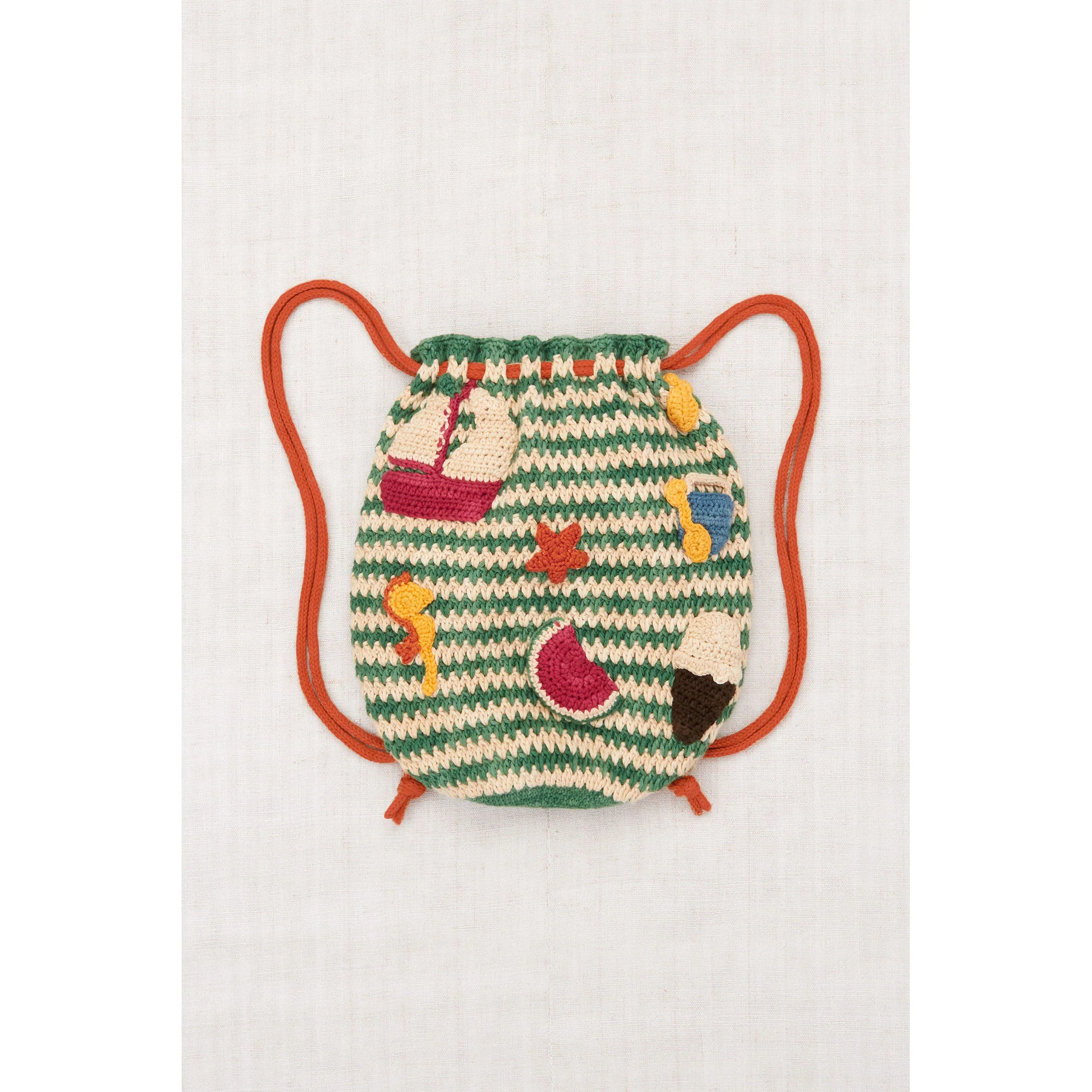 Misha and Puff Lawn Seaside Drawstring Bag