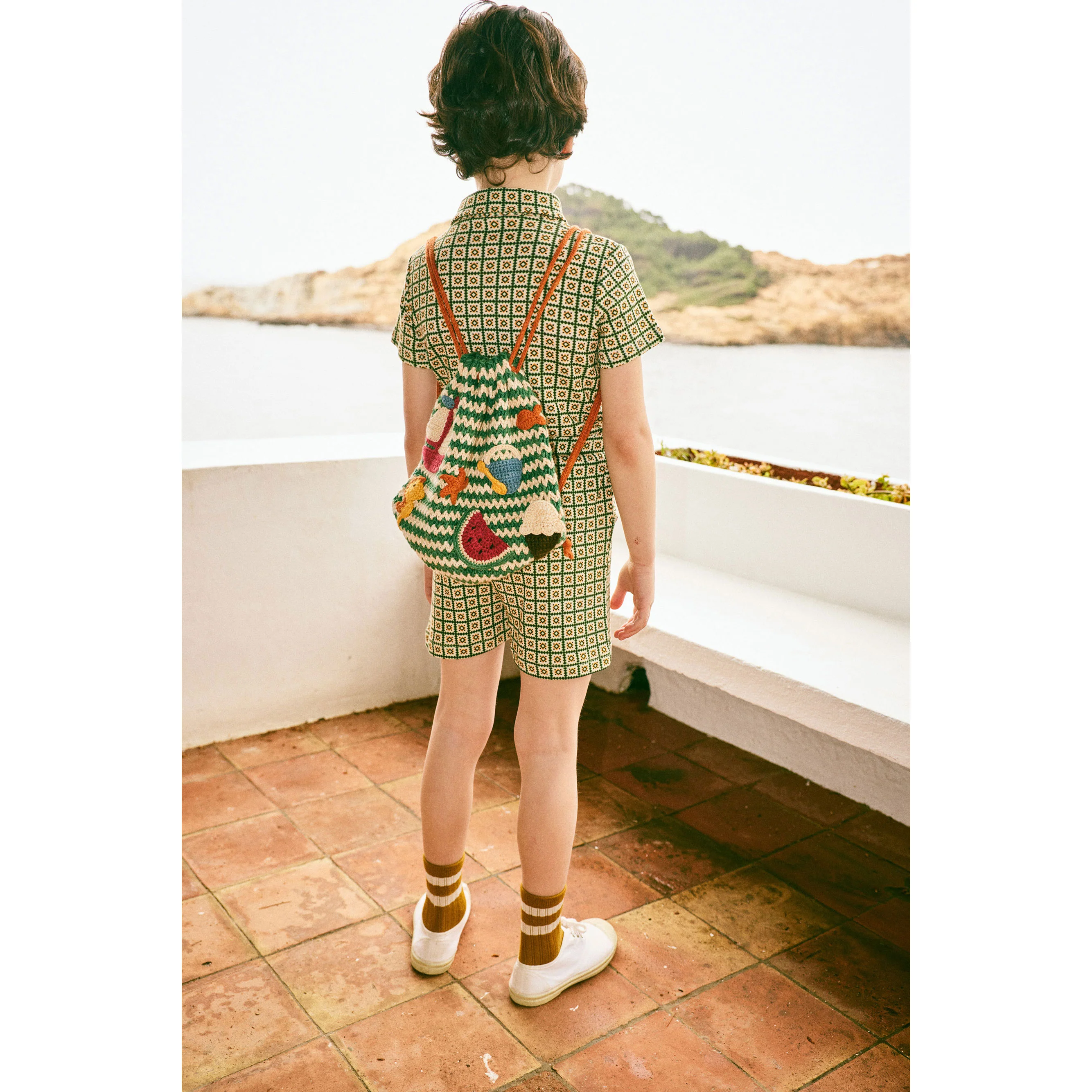 Misha and Puff Lawn Seaside Drawstring Bag - Image 2