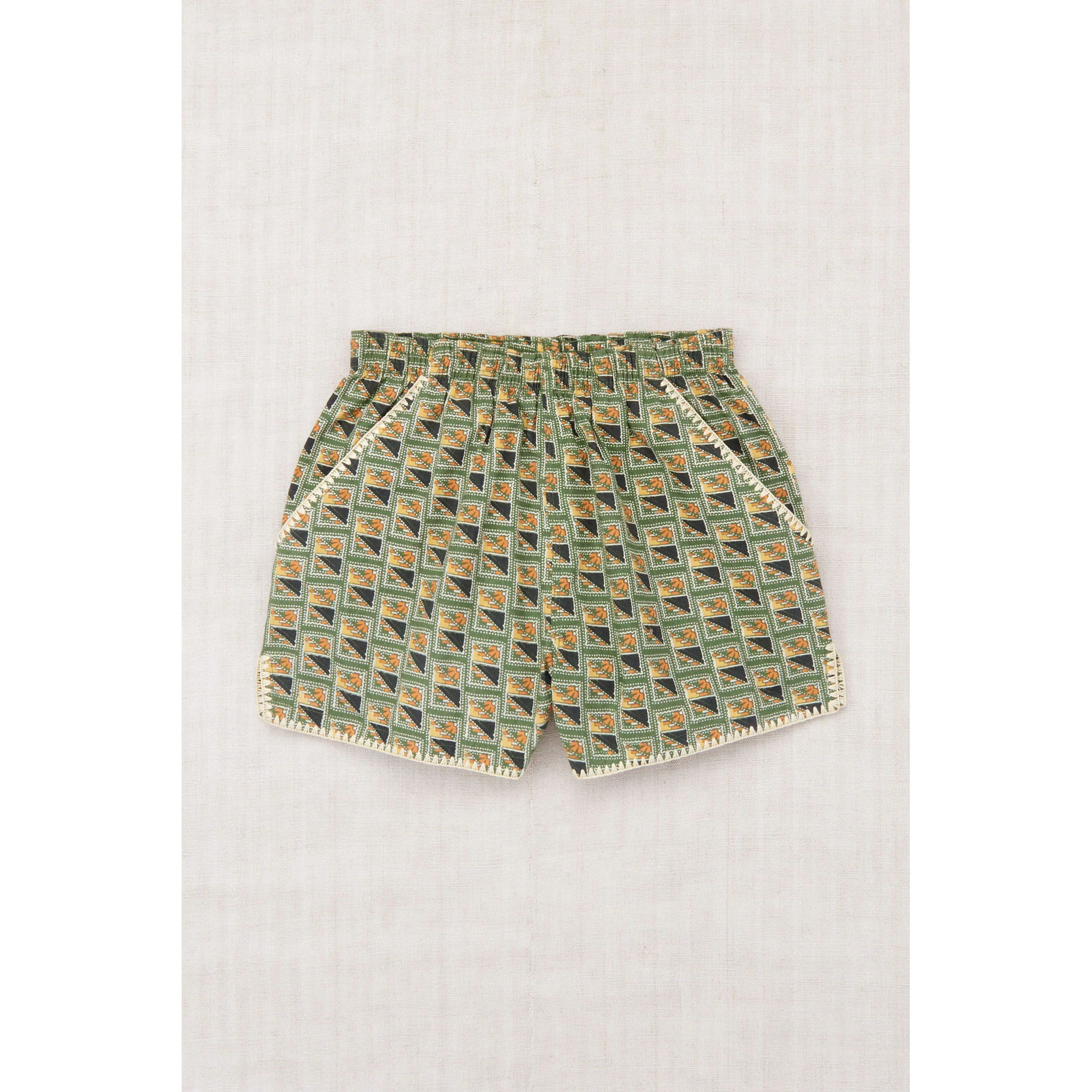Misha and Puff Lawn Stamps Traveler Short