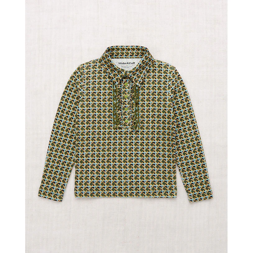 Misha and Puff Leaf Lattice Beau Top