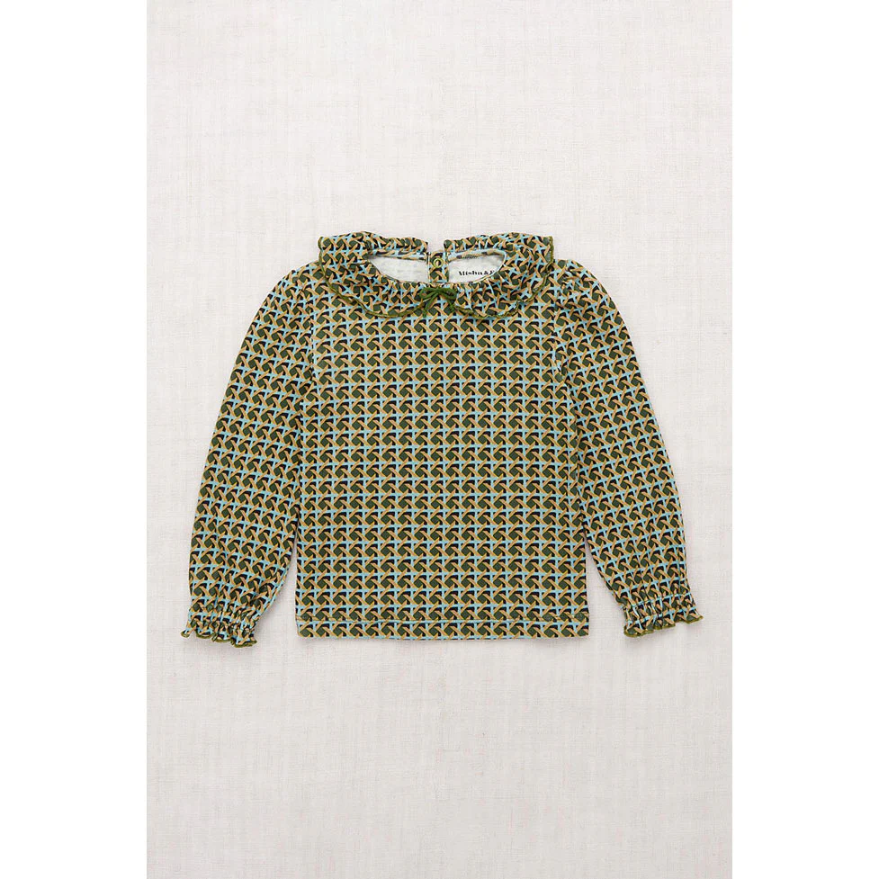 Misha and Puff Leaf Lattice Pattie Top