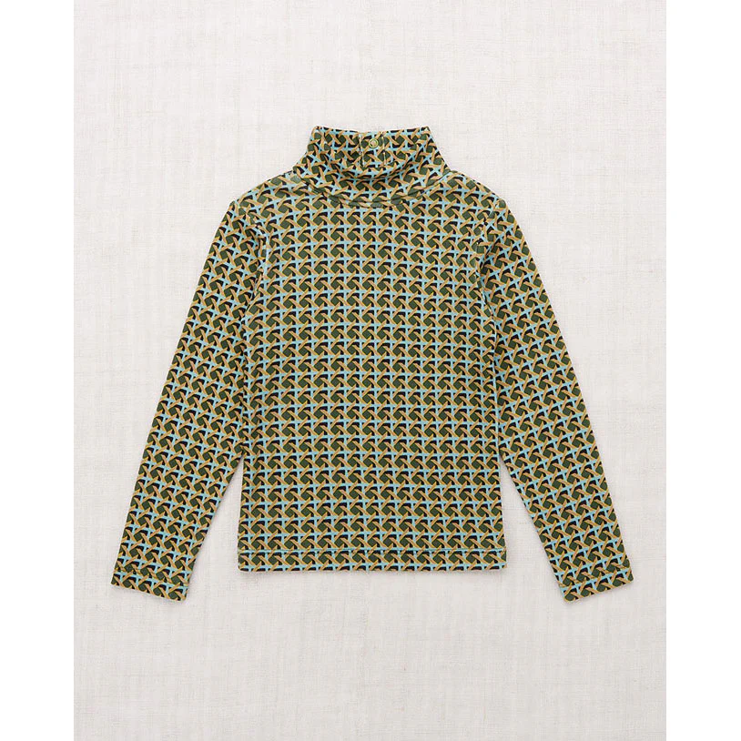 Misha and Puff Leaf Lattice Turtleneck