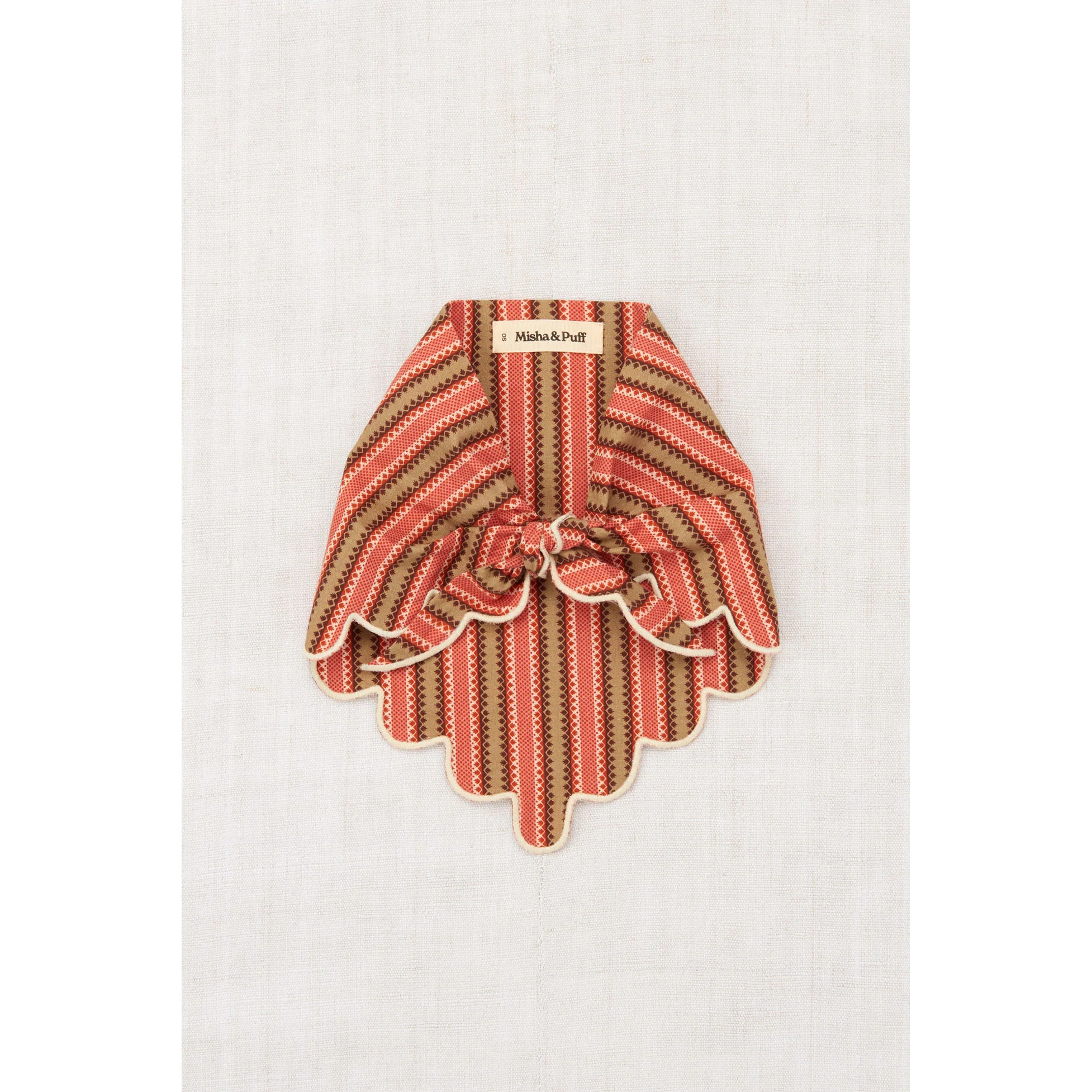 Misha and Puff Linden Vaquero Stripe Scallop Scarf - Image 2