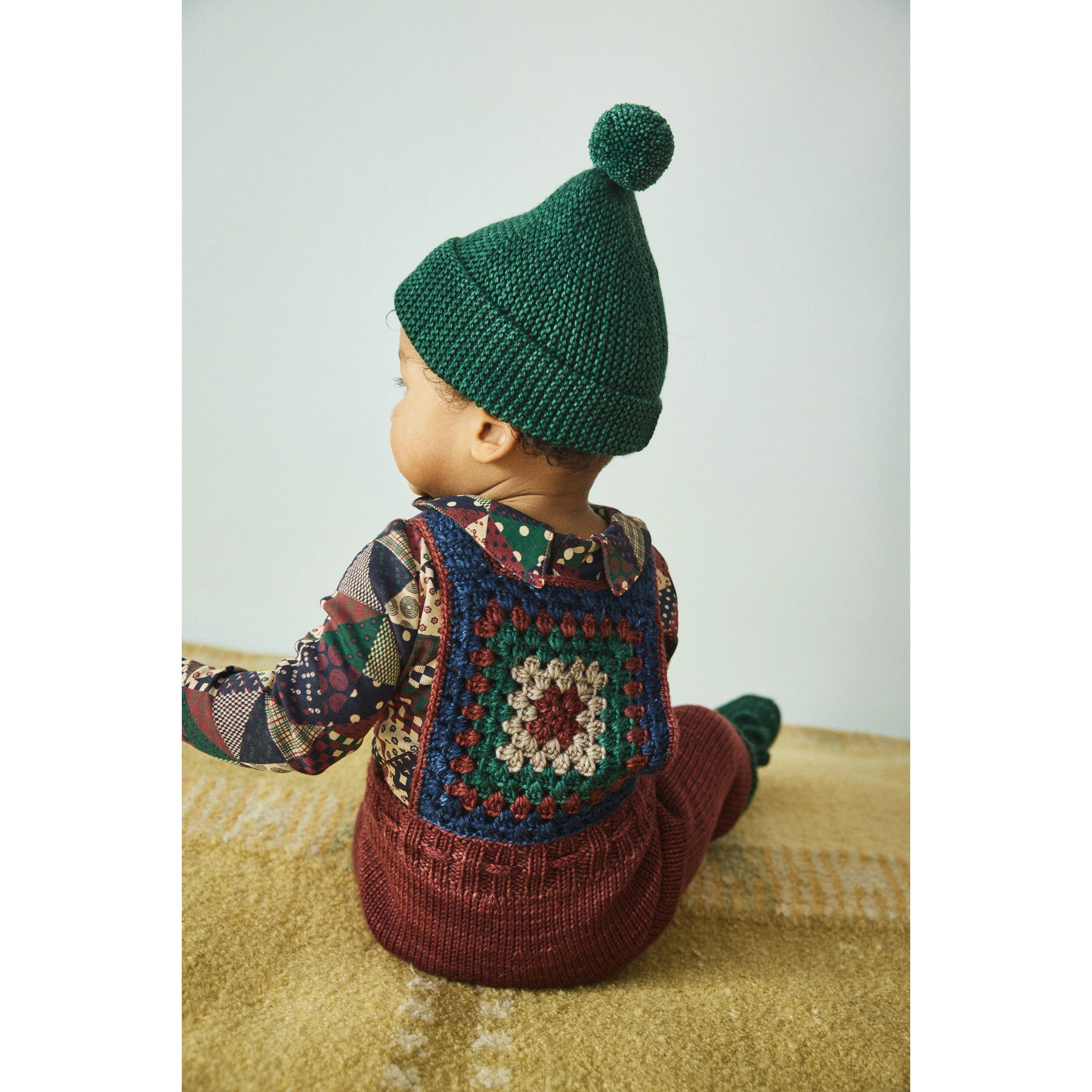 Misha and Puff Madder Root Baby Lake House Overall - Image 3