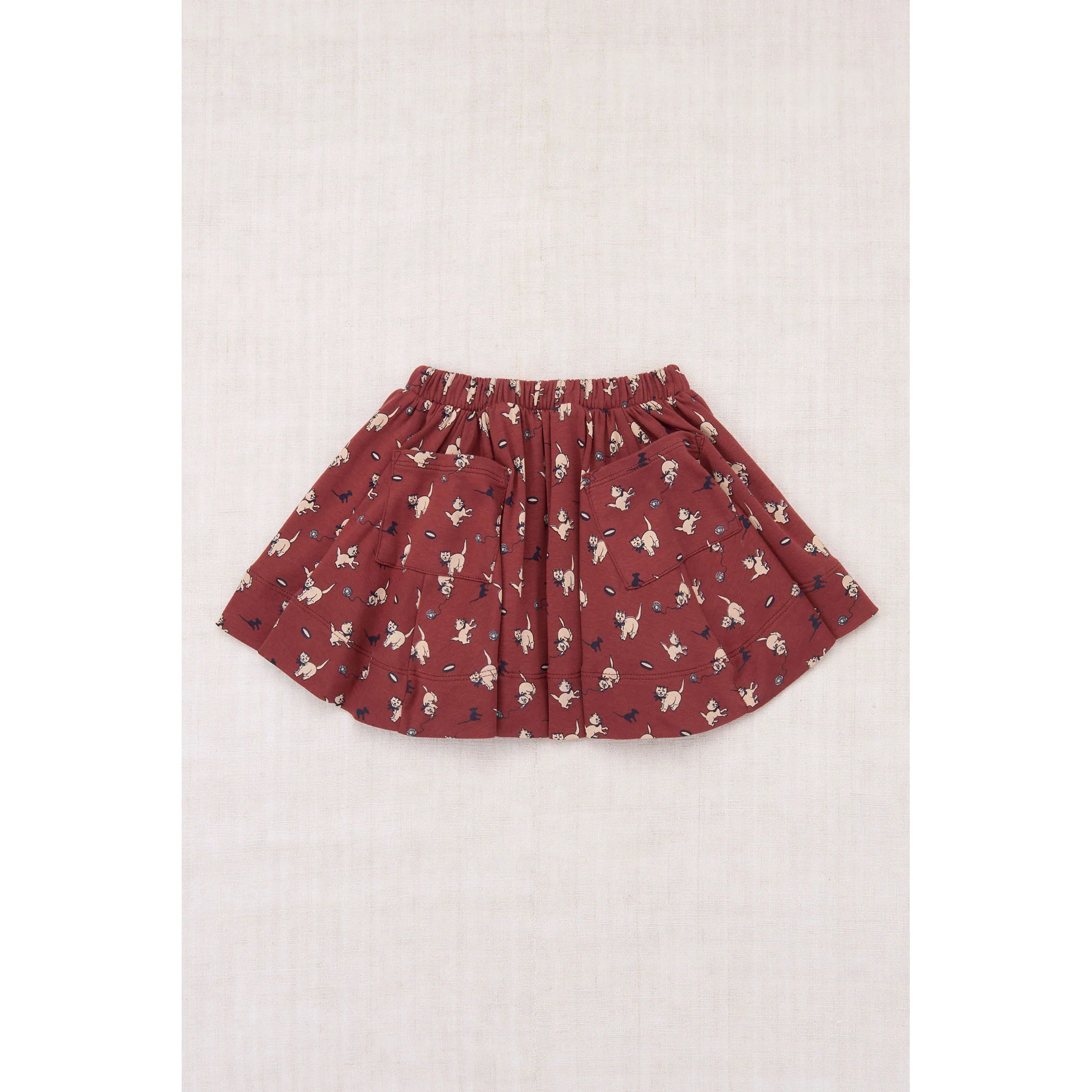 Misha and Puff Madder Root Cat & Mouse Circle Skirt