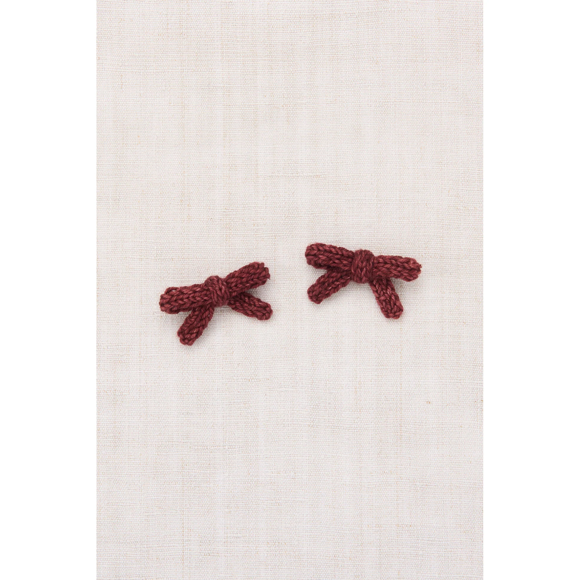 Misha and Puff Madder Root Goldie Bow Set