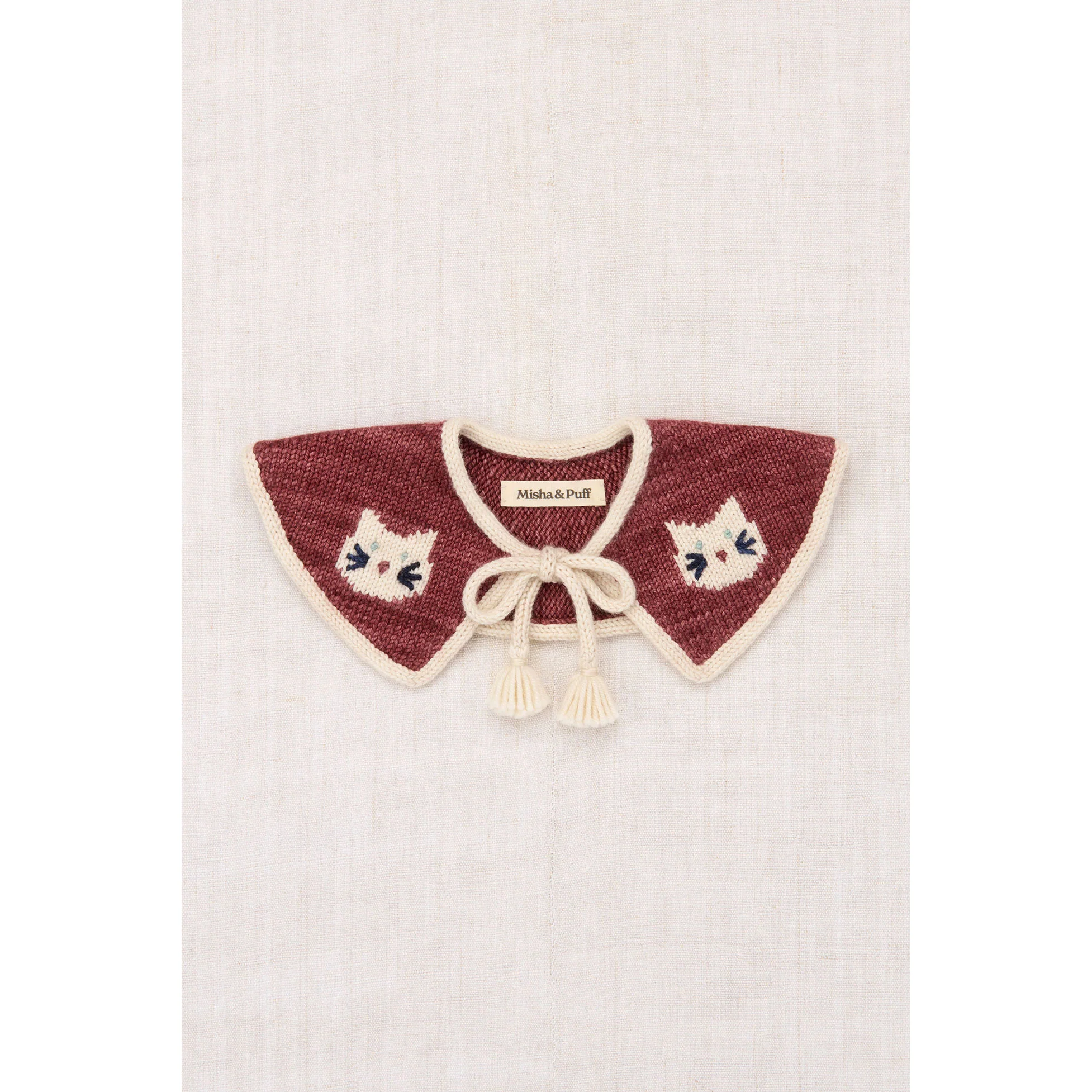 Misha and Puff Madder Root Kitten Collar