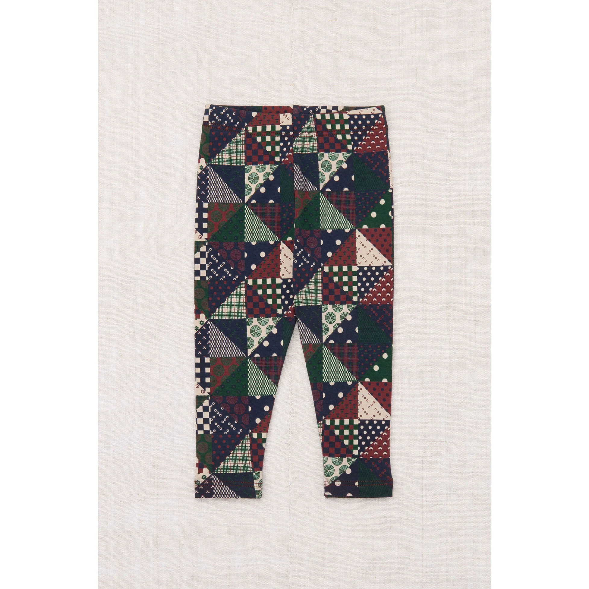 Misha and Puff  Madder Root Patchwork Baby Legging
