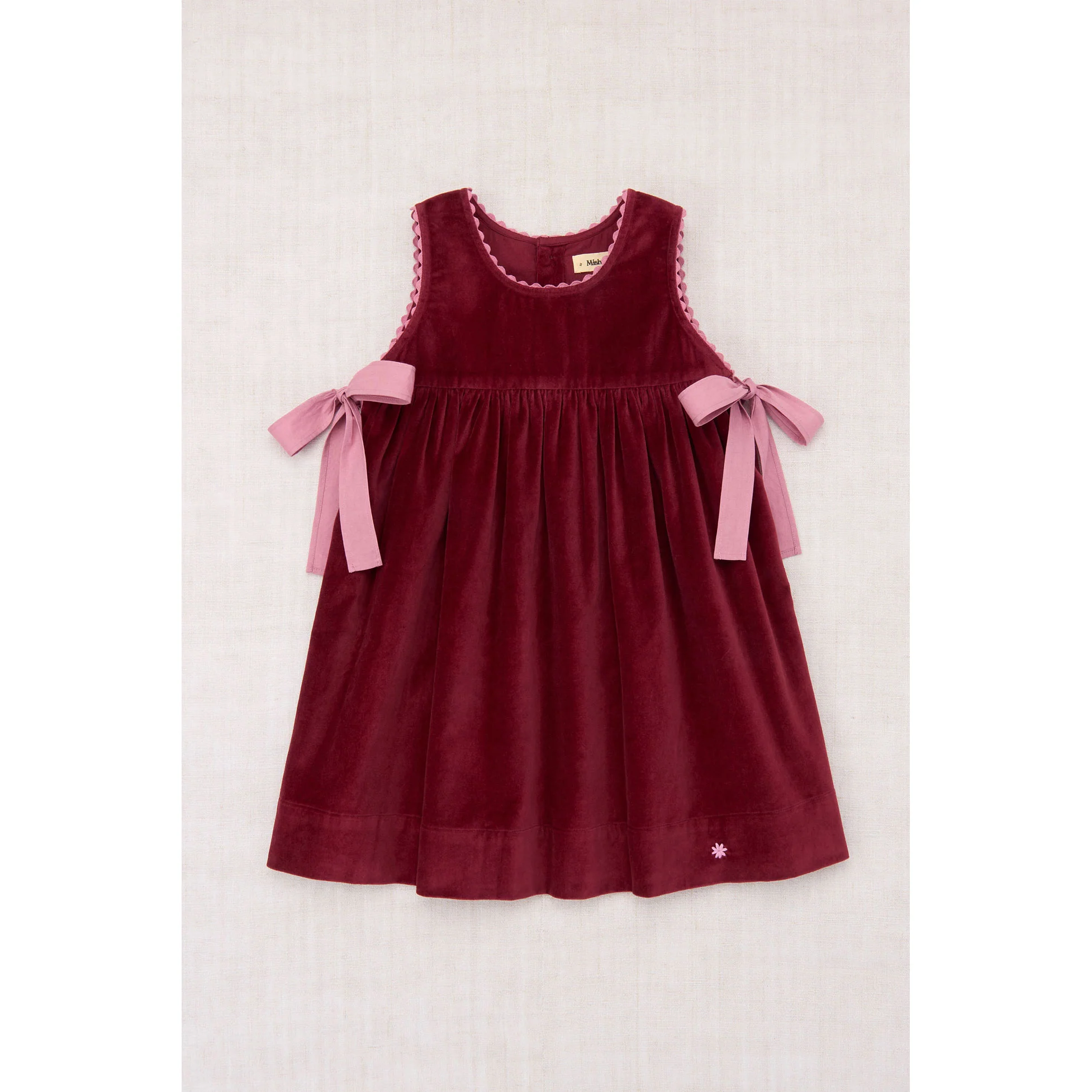 Misha and Puff  Madder Root Velvet Esme Dress