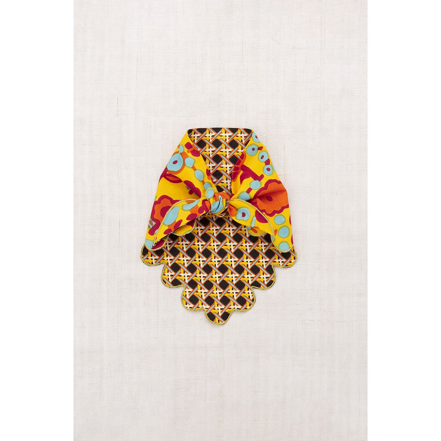 Misha and Puff Mango Playground Scallop Scarf