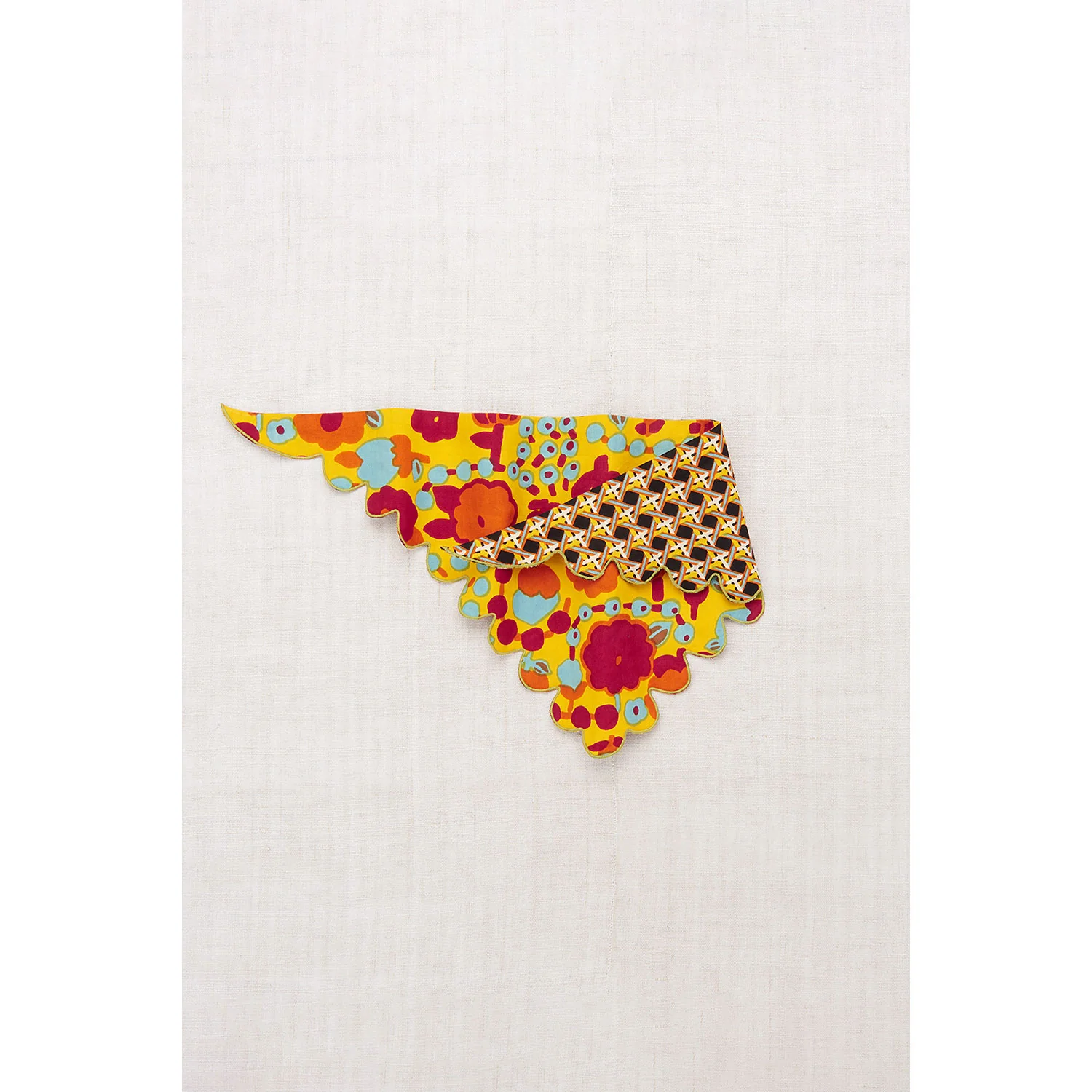 Misha and Puff Mango Playground Scallop Scarf - Image 2
