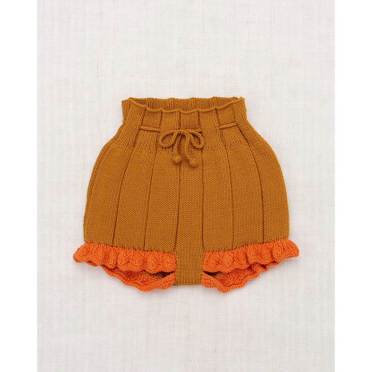 Misha and Puff Marigold Scallop Hem Shorts