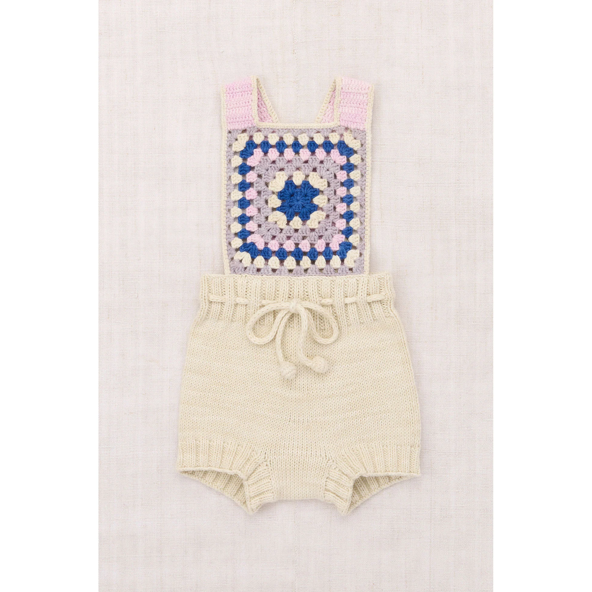Misha and Puff Marzipan Baby Lake House Romper