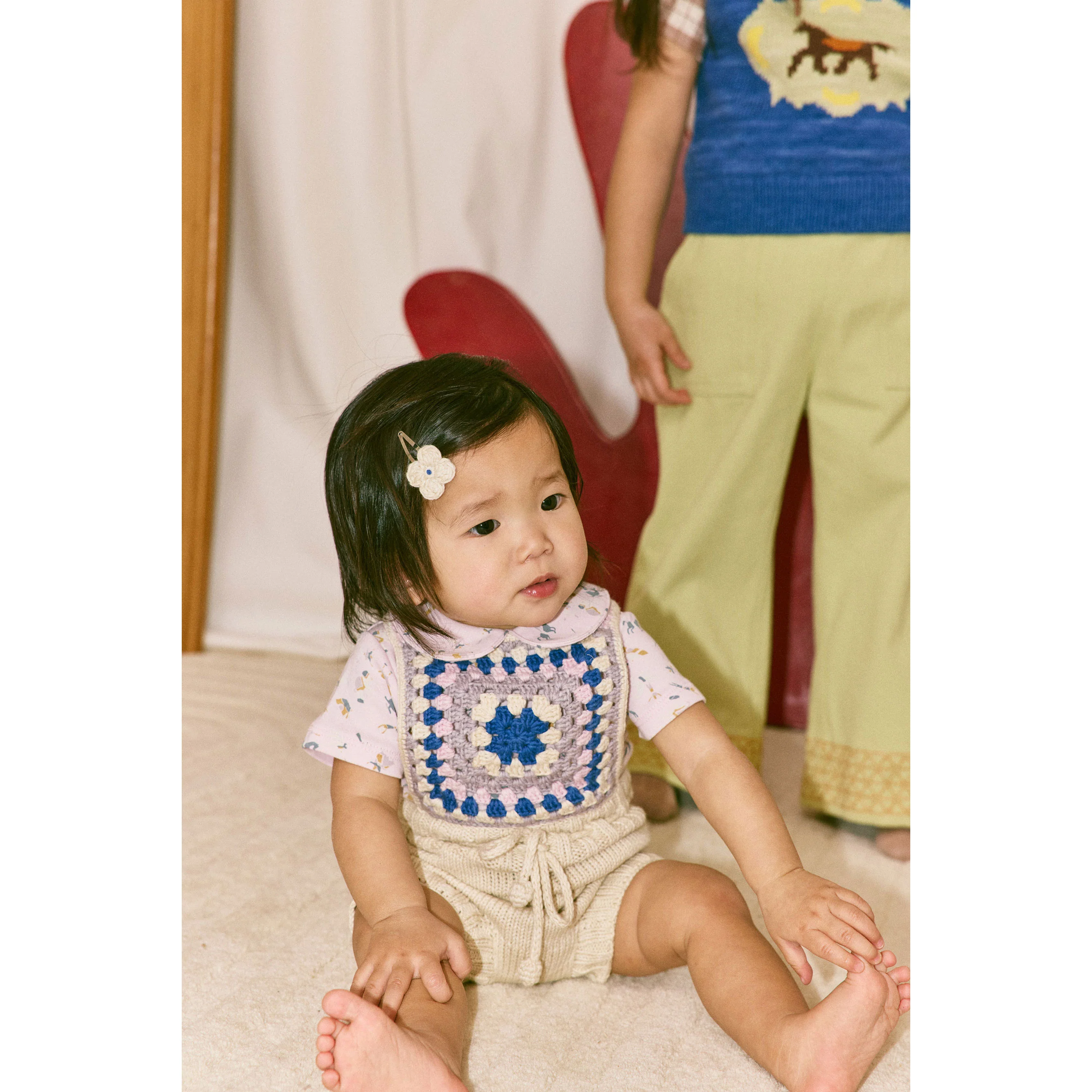 Misha and Puff Marzipan Baby Lake House Romper - Image 2