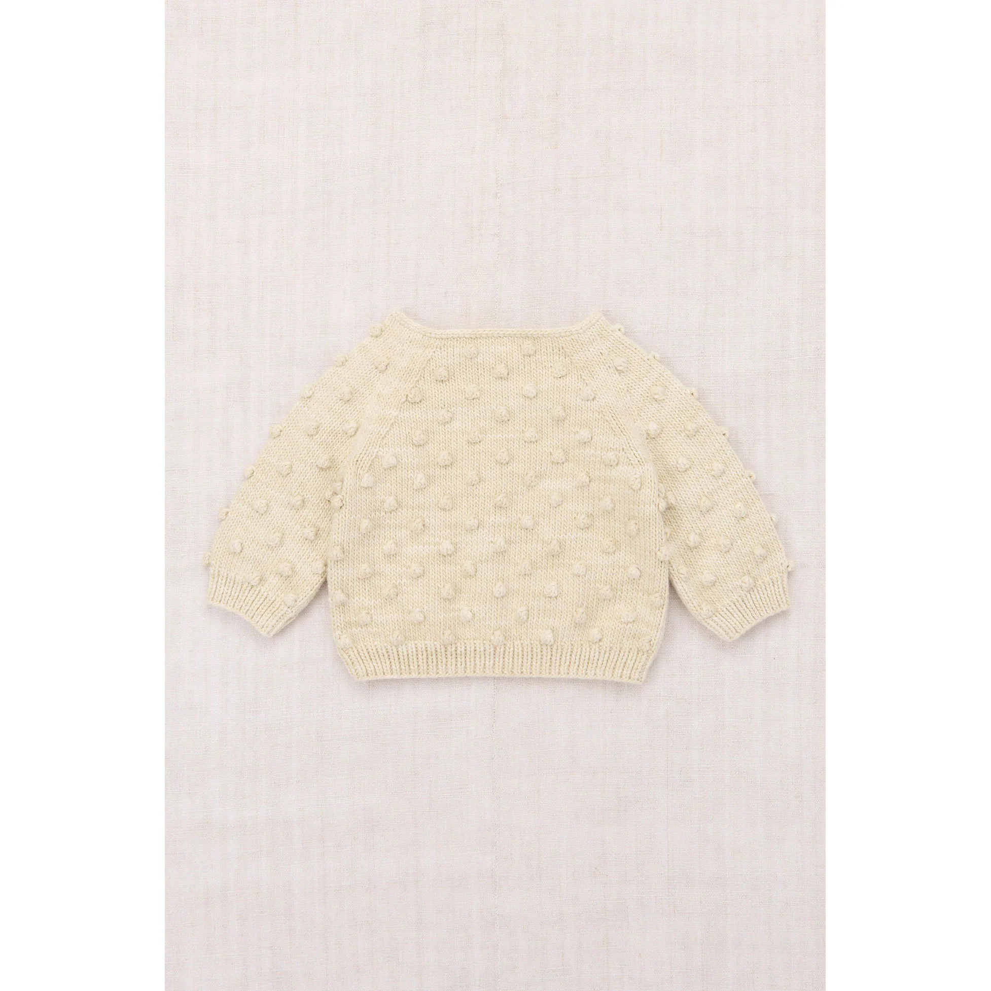 Misha and Puff Marzipan Baby Summer Popcorn Sweater